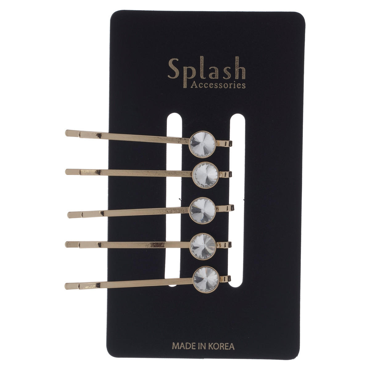 Studded Hair Clip - Set of 5-women-hairaccessories-image-1