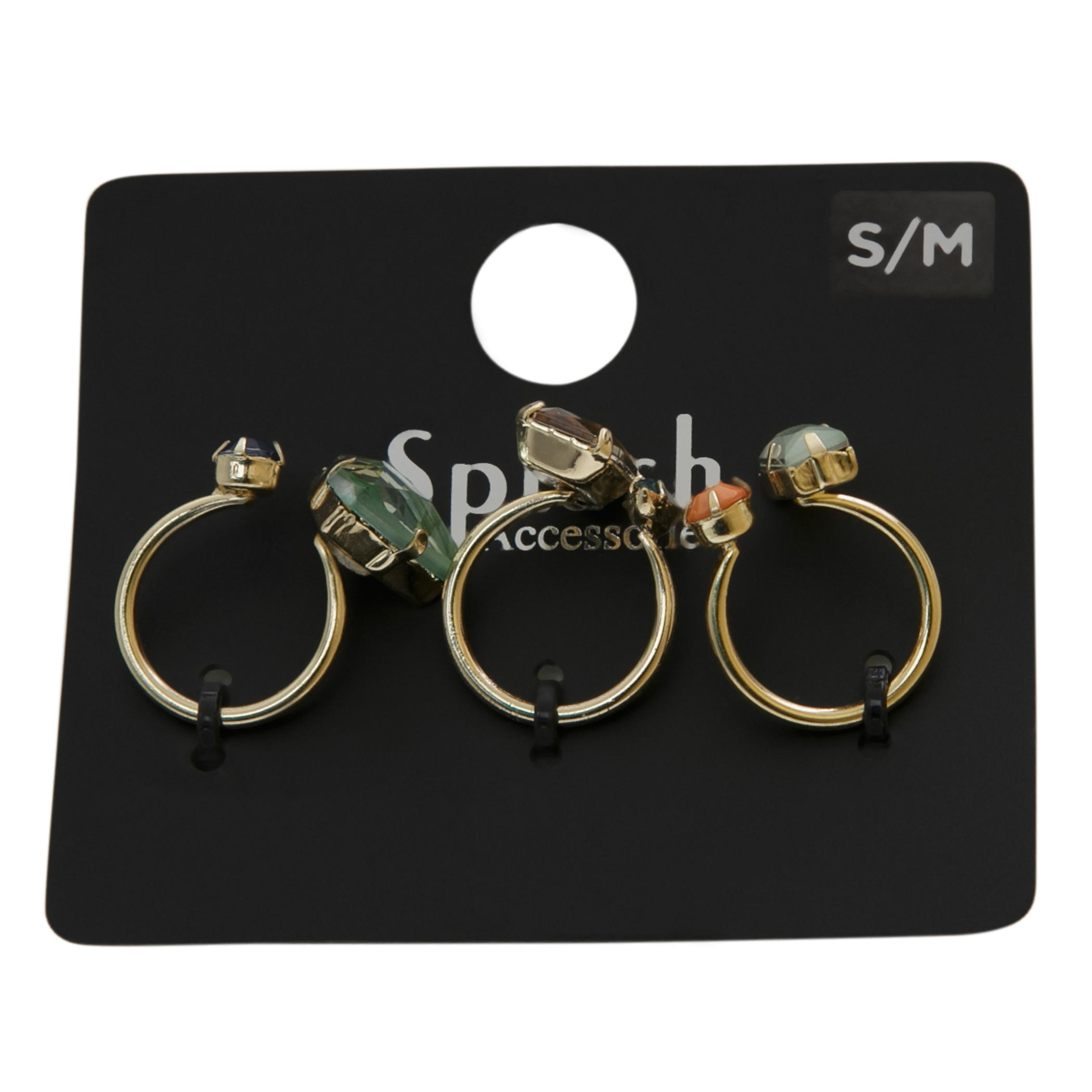 Embellished Finger Rings - Set of 3-women-watchesandjewellery-jewellery-rings-image-1