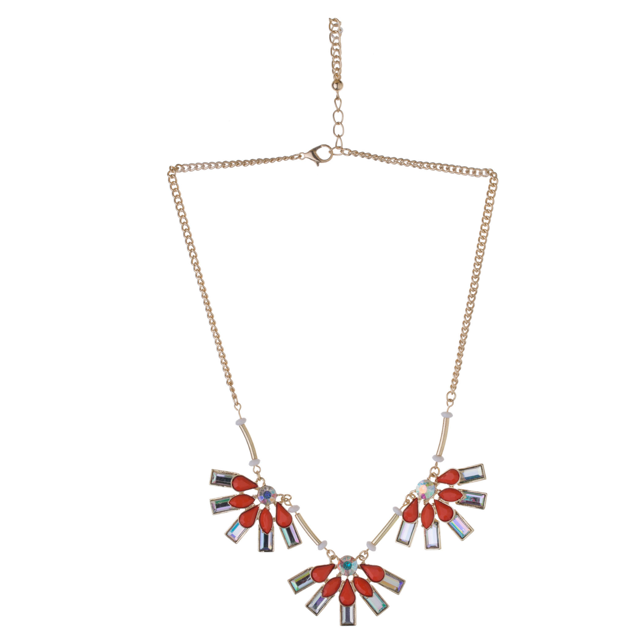 Embellished Bib Necklace-women-watchesandjewellery-jewellery-necklacesandpendants-image-2