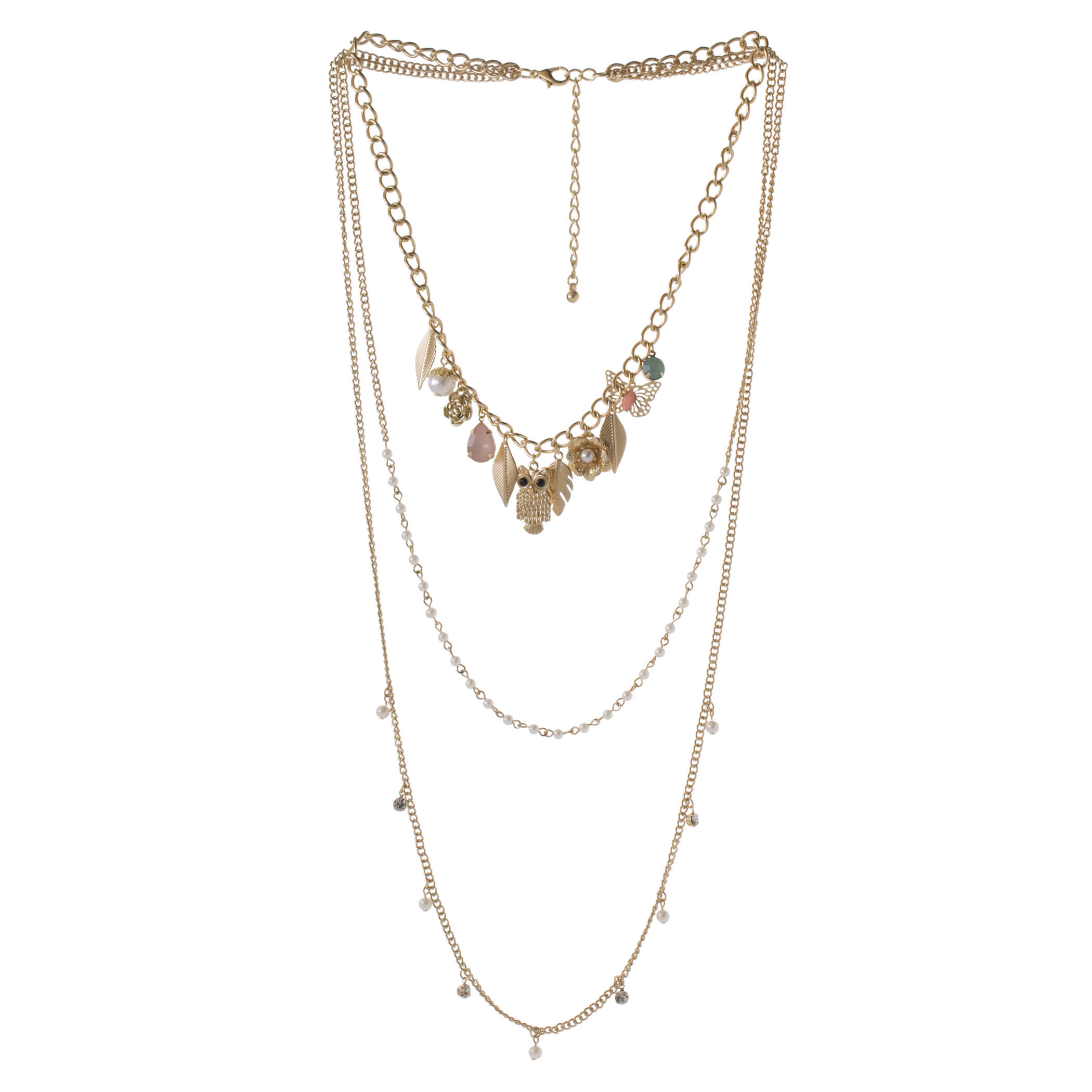 Embellished Multi-layer Necklace-women-watchesandjewellery-jewellery-necklacesandpendants-image-1