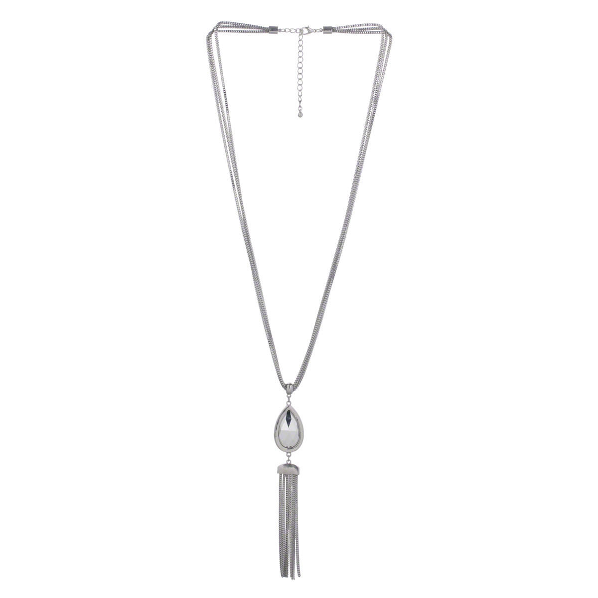 Multi-layered Studded Pendant Necklace-women-watchesandjewellery-jewellery-necklacesandpendants-image-1