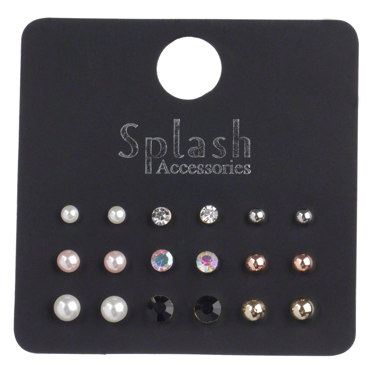 Stud Earrings - Set of 9-women-watchesandjewellery-jewellery-jewellerysets-image-1