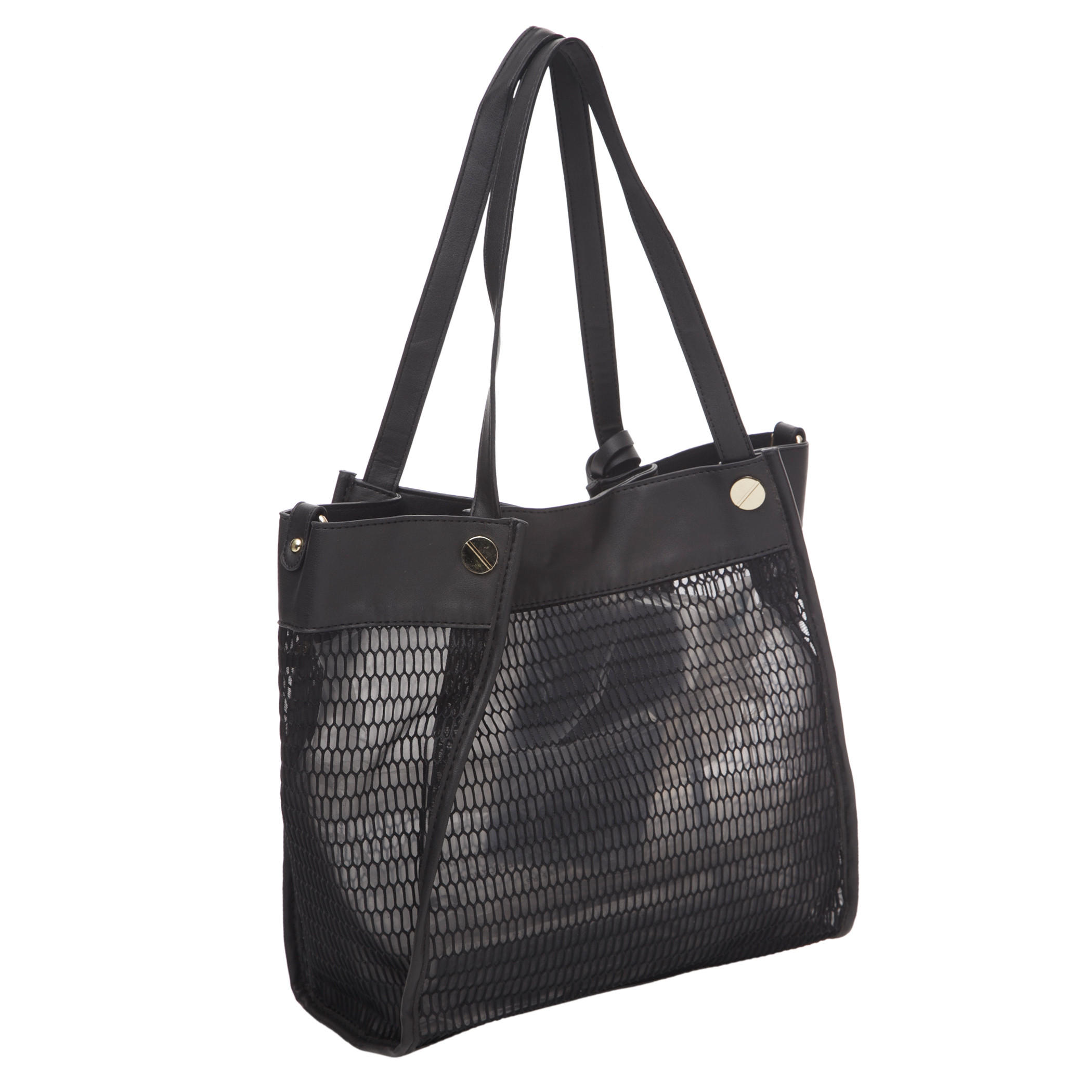 Mesh Tote Bag with Pouch-women-bagsandwallets-handbags-image-2