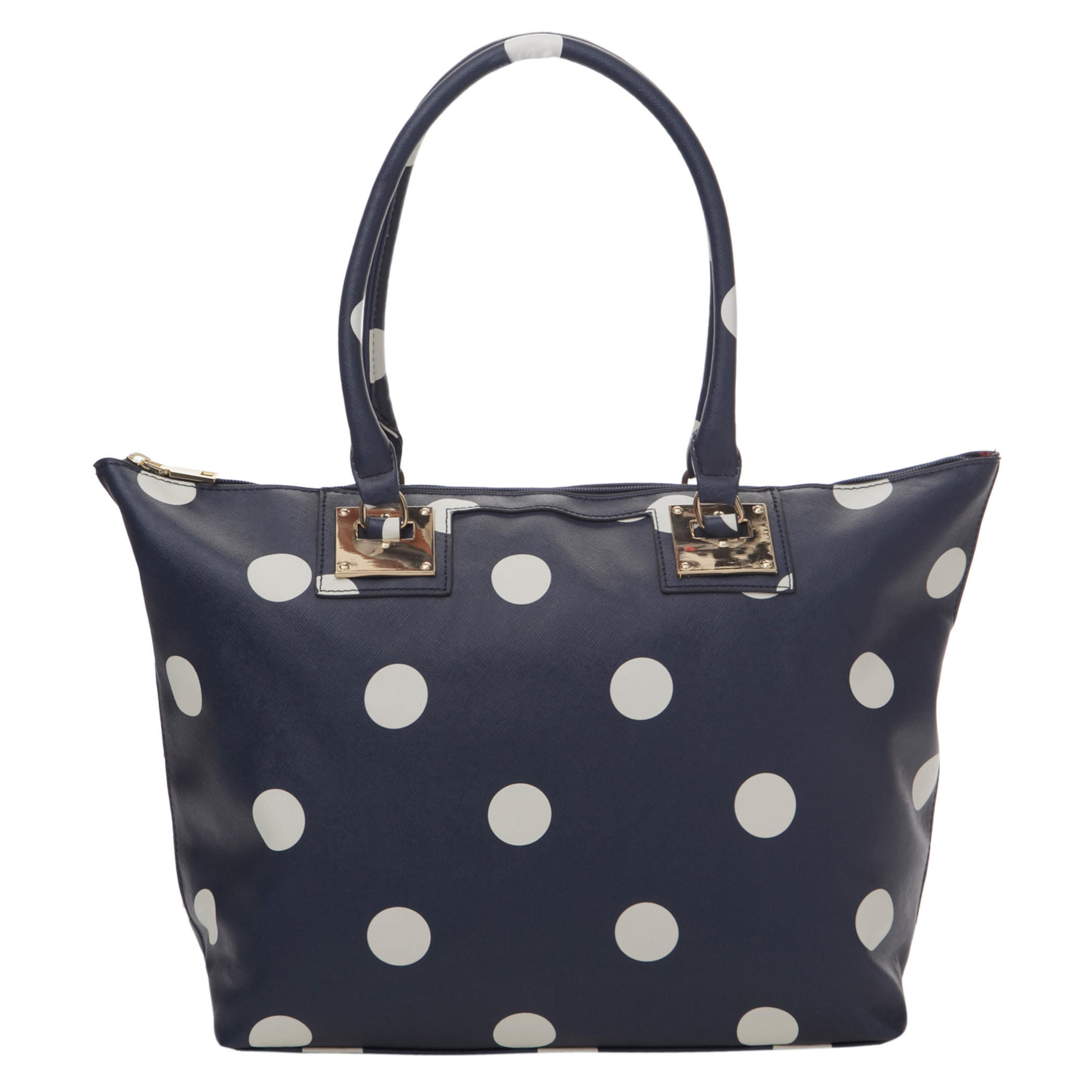 Polka Tote Bag-women-bagsandwallets-handbags-image-1