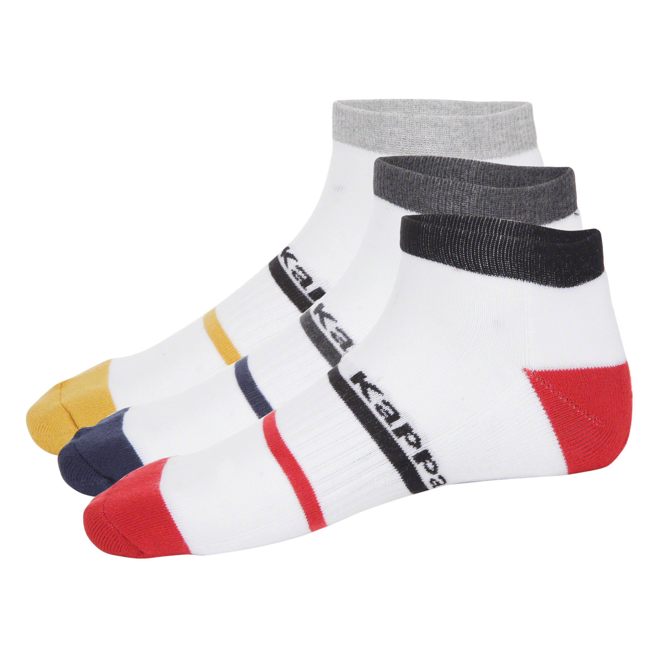 Kappa Printed Ankle Socks - Set of 3-men-socks-image-5