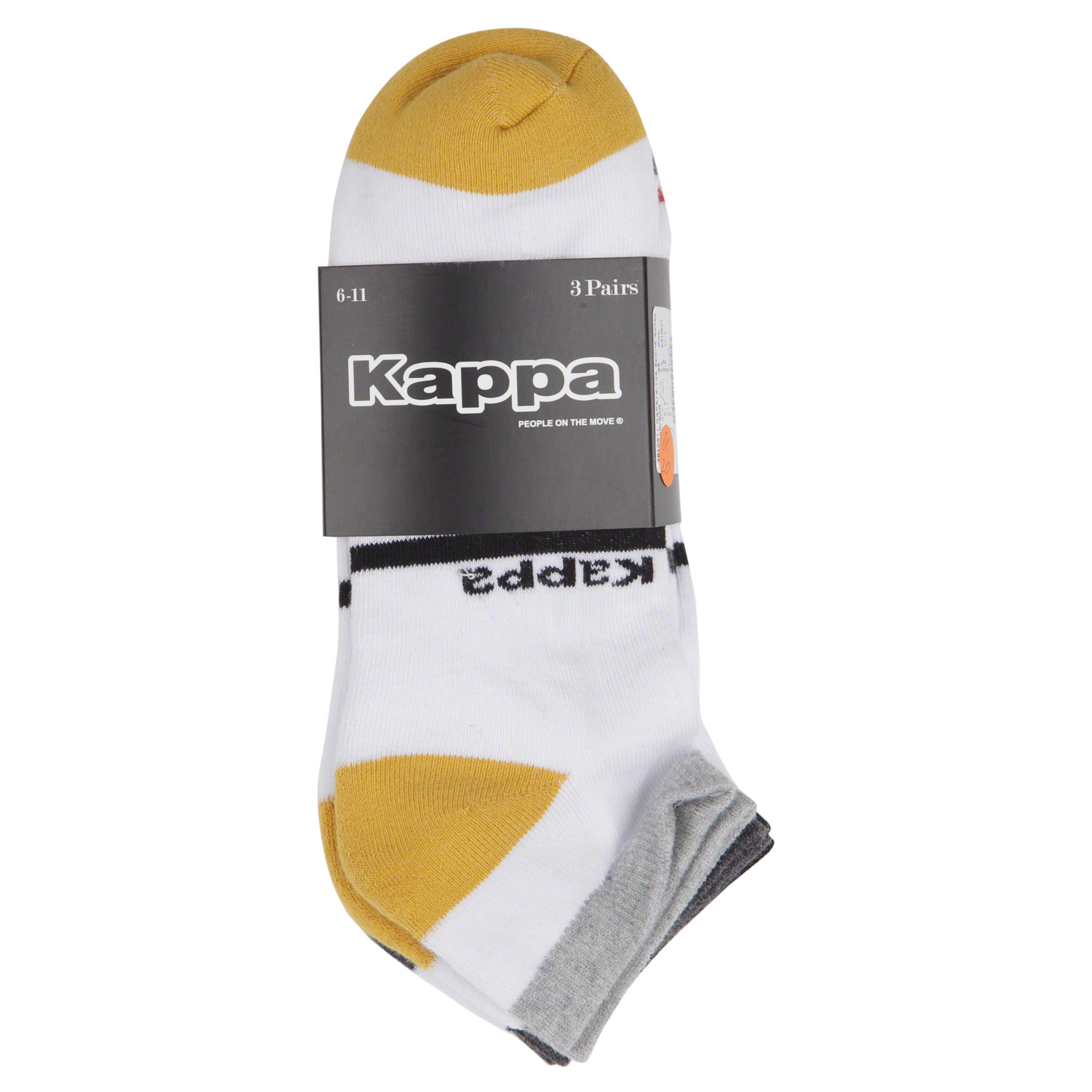 Kappa Printed Ankle Socks - Set of 3-men-socks-image-1