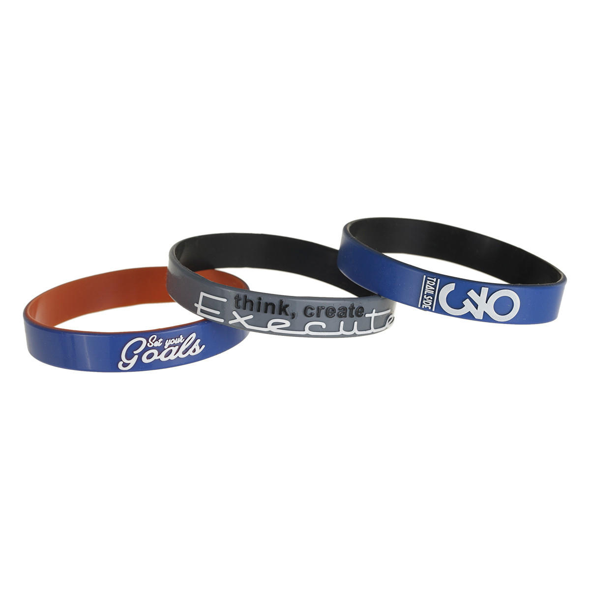 Multi-coloured Bracelets - Set of 3-men-watchesandjewellery-bracelets-image-1
