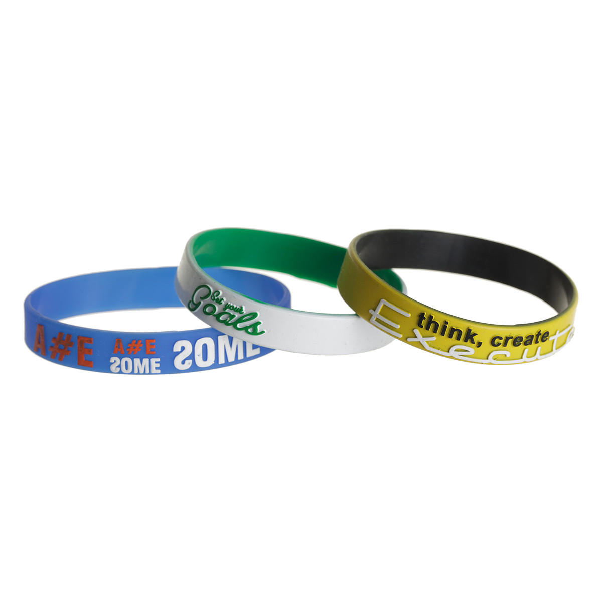 Multi-coloured Bracelets - Set of 3-men-watchesandjewellery-bracelets-image-1