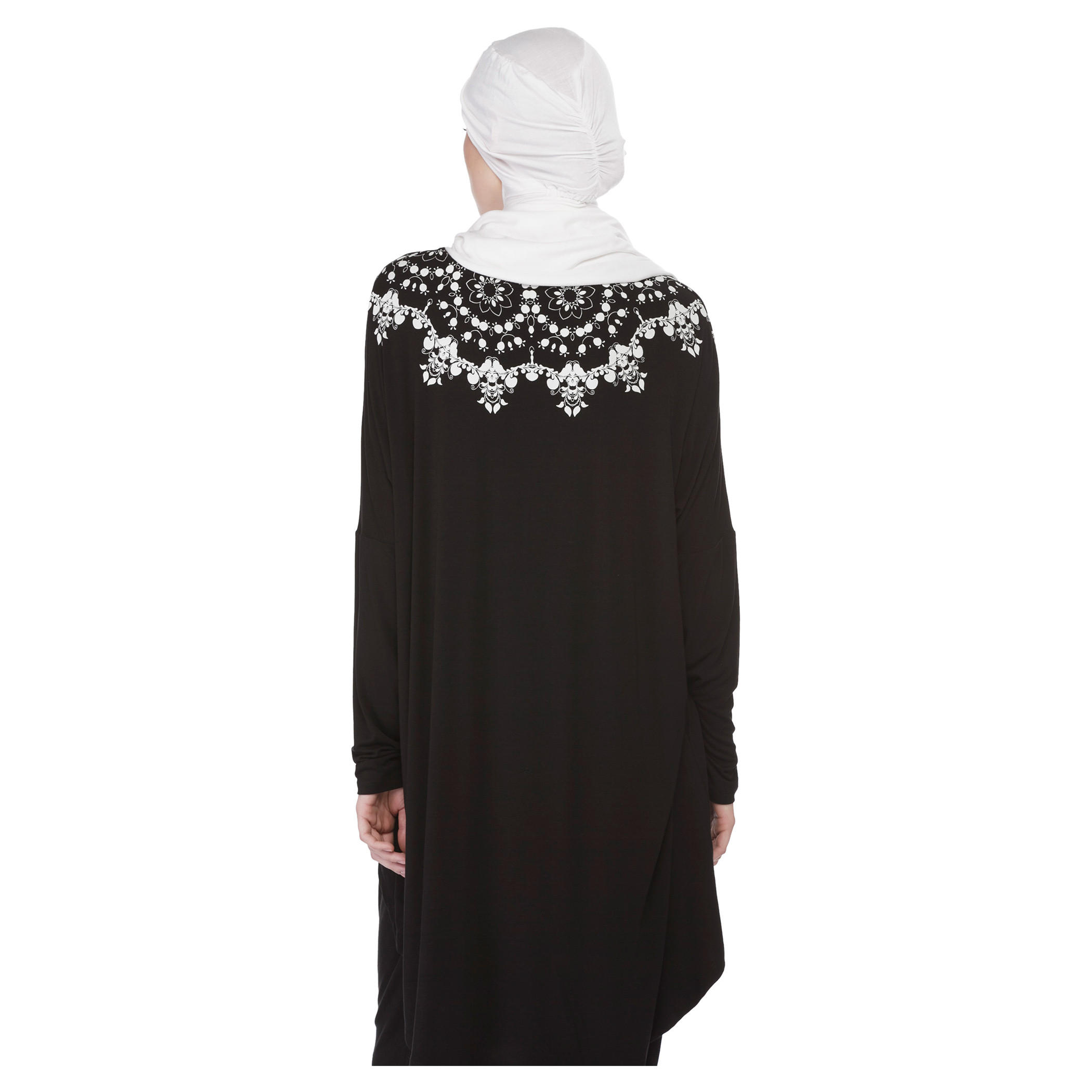 Dual-tone Poncho Top-women-clothing-shirtsandblouses-blouses-image-4