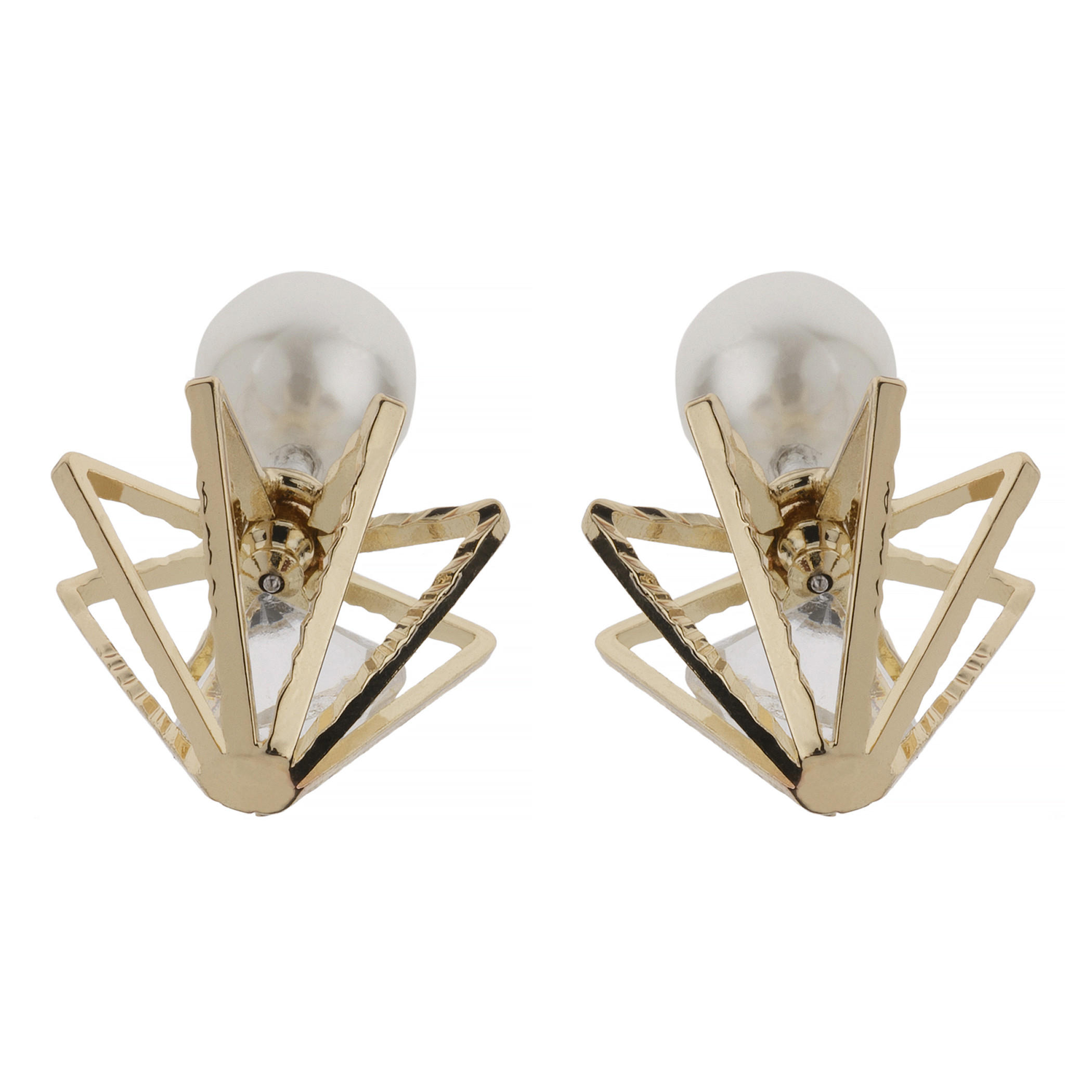 Faux Pearl Ear Stud-women-watchesandjewellery-jewellery-earrings-image-1