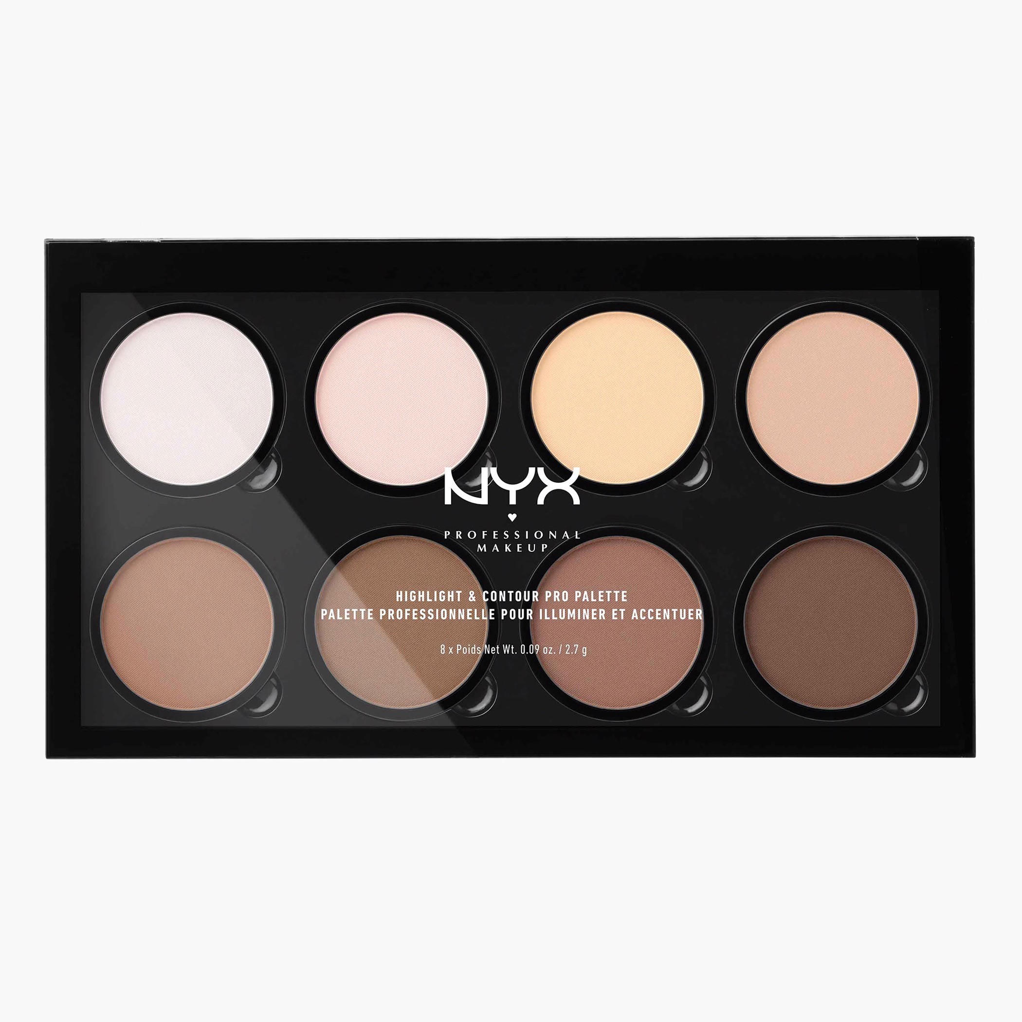 NYX Professional Make Up Highlight and Contour Pro Palette-beautyandpersonalcare-makeup-face-concealers-image-1