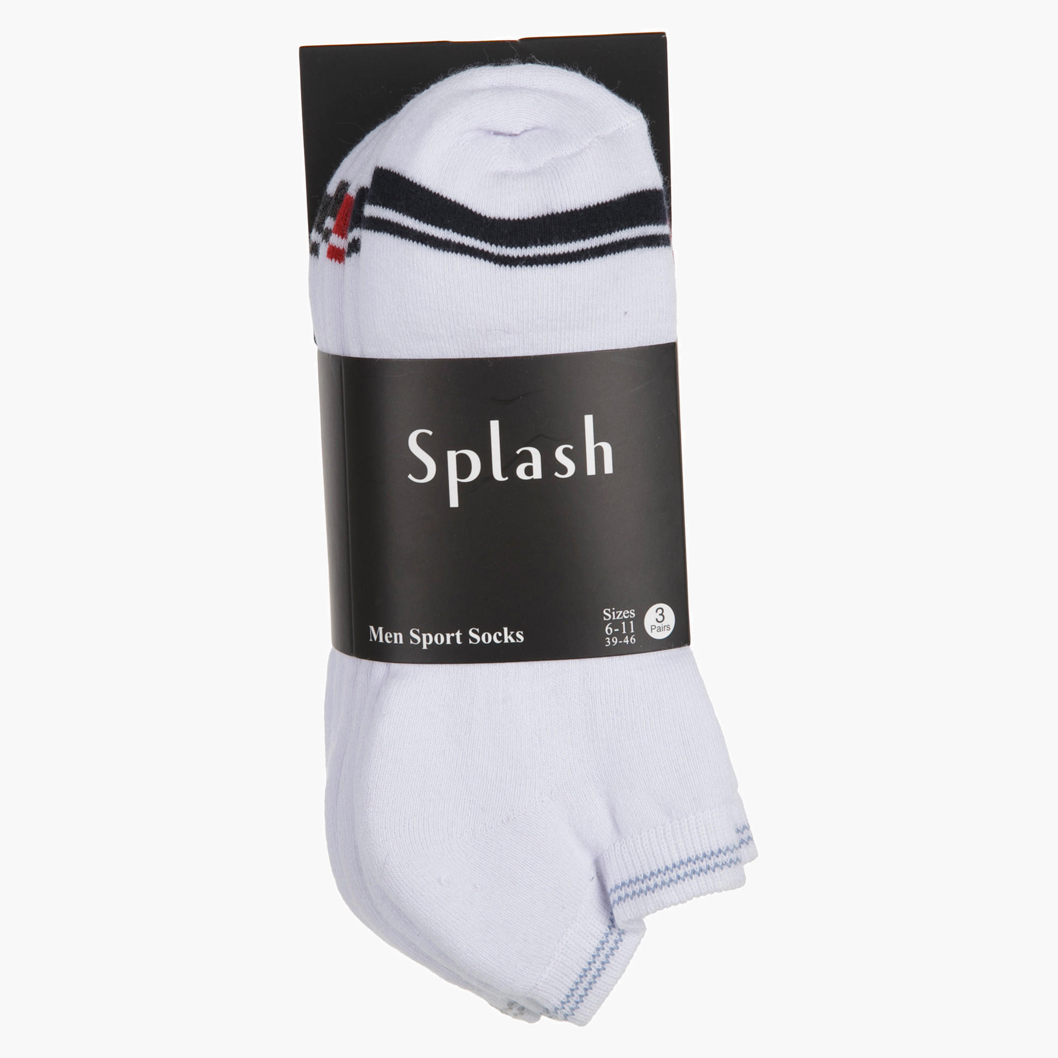 Dual Tone Ankle-length Socks - Set of 3-men-socks-image-2