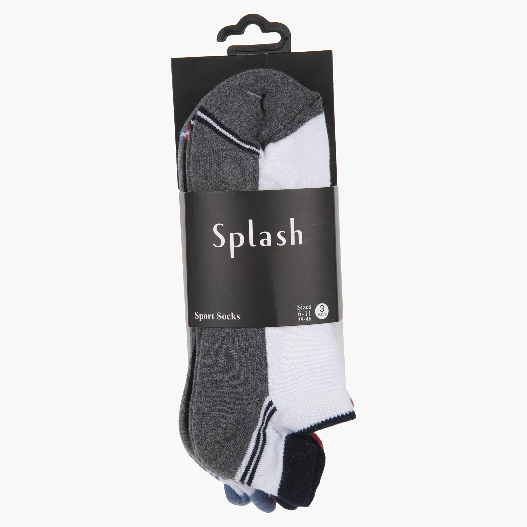 Multicolour Ankle-length Socks - Set of 3-men-socks-image-2
