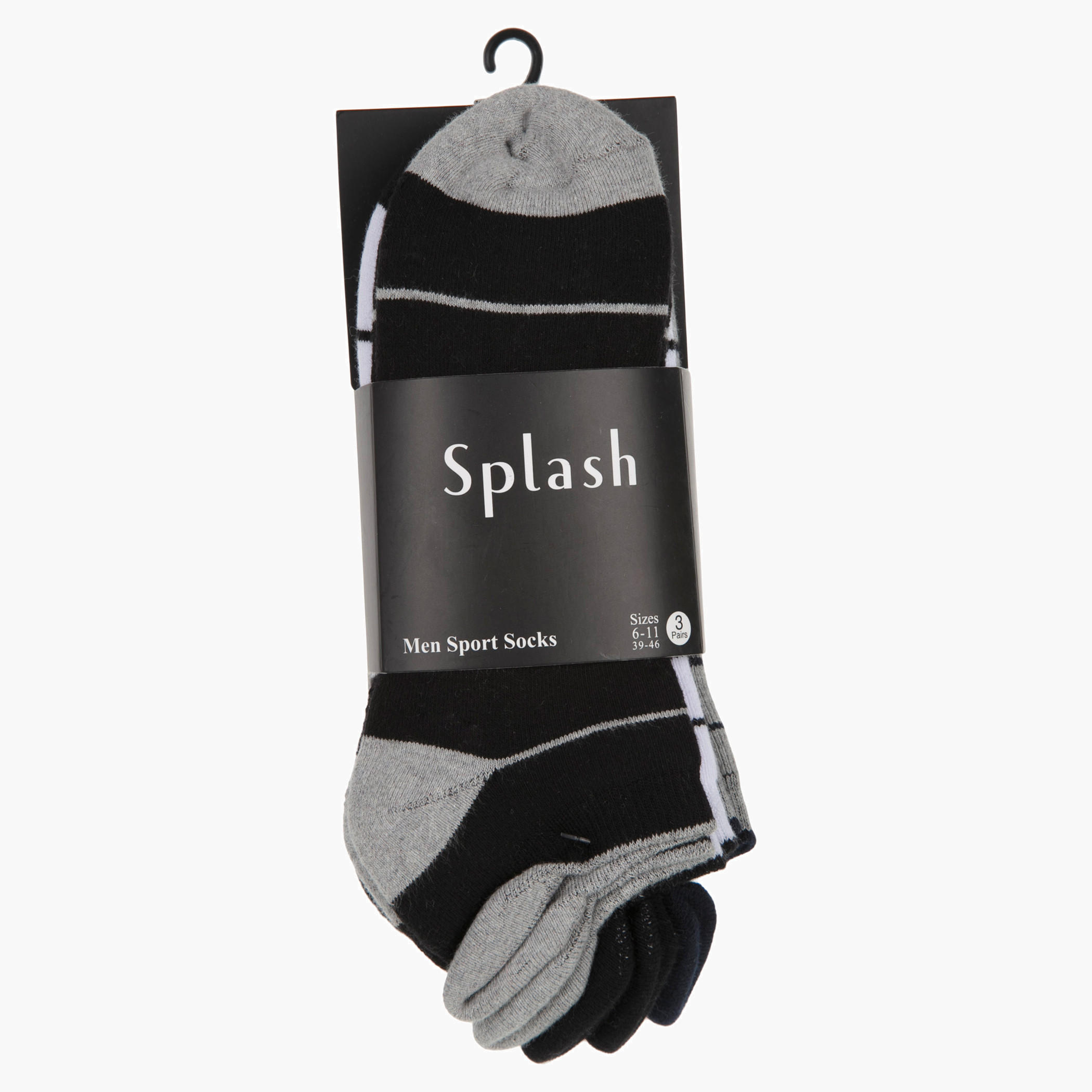 Multicolour Ankle-length Socks - Set of 3-men-socks-image-2