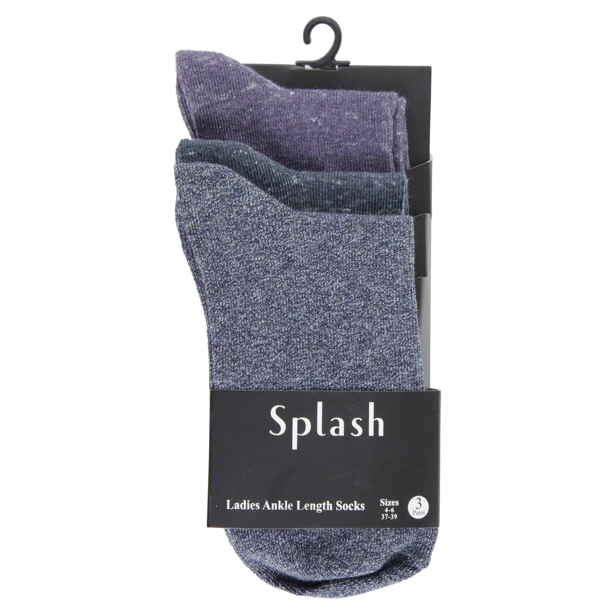 Textured Crew Socks - Pack of 3-women-socksandstockings-image-5