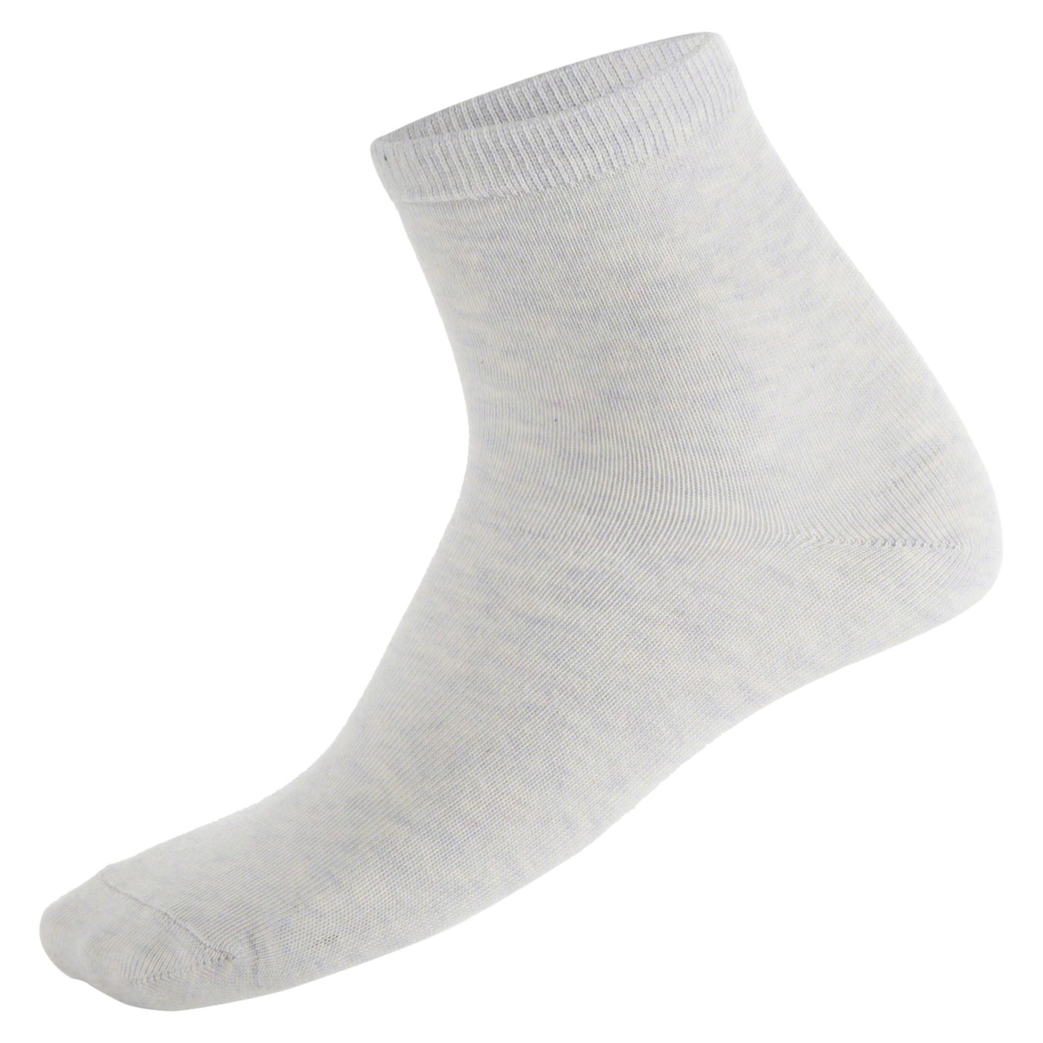 Solid Colour Ankle Length Socks - Pack of 3-women-socksandstockings-image-2