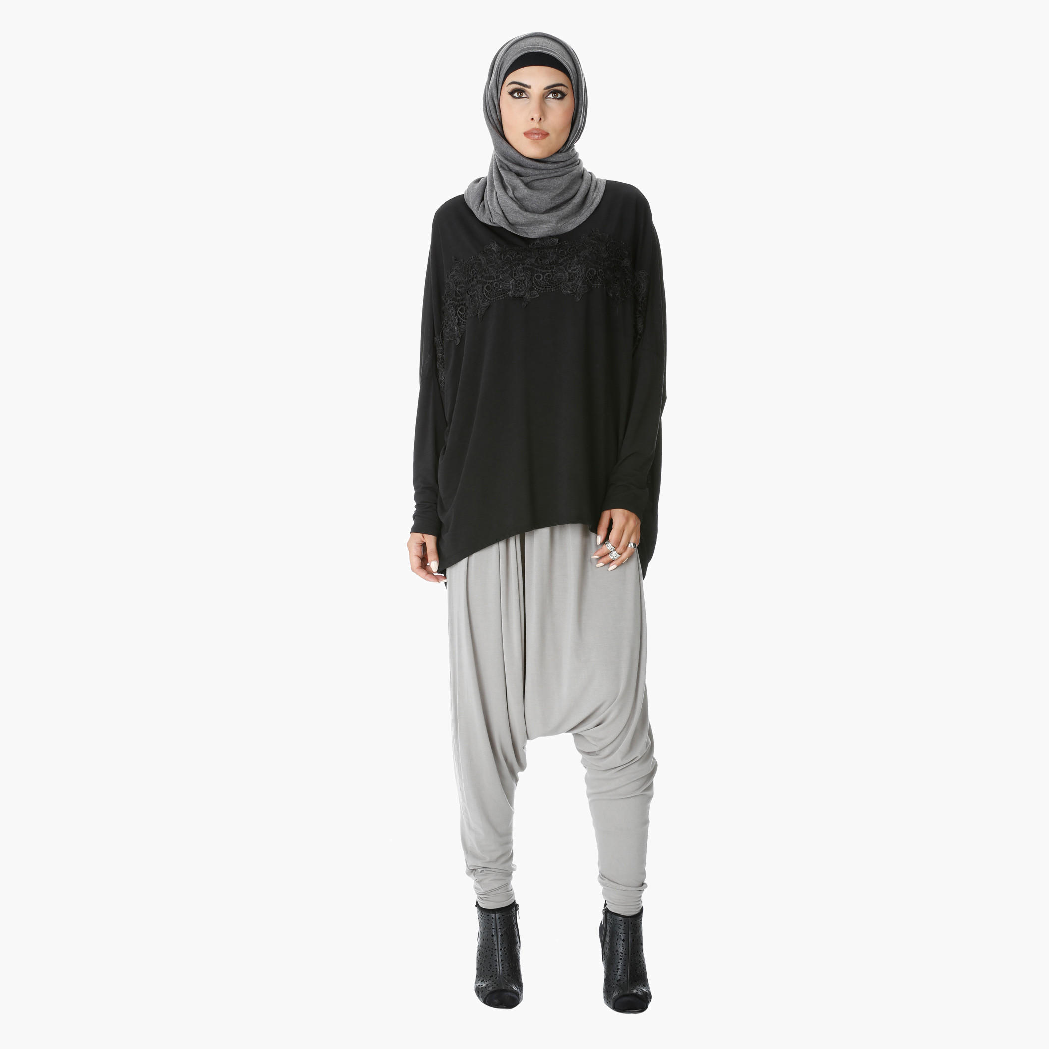 Lace Top with Long Sleeves and High-Low Hem-women-clothing-shirtsandblouses-blouses-image-5