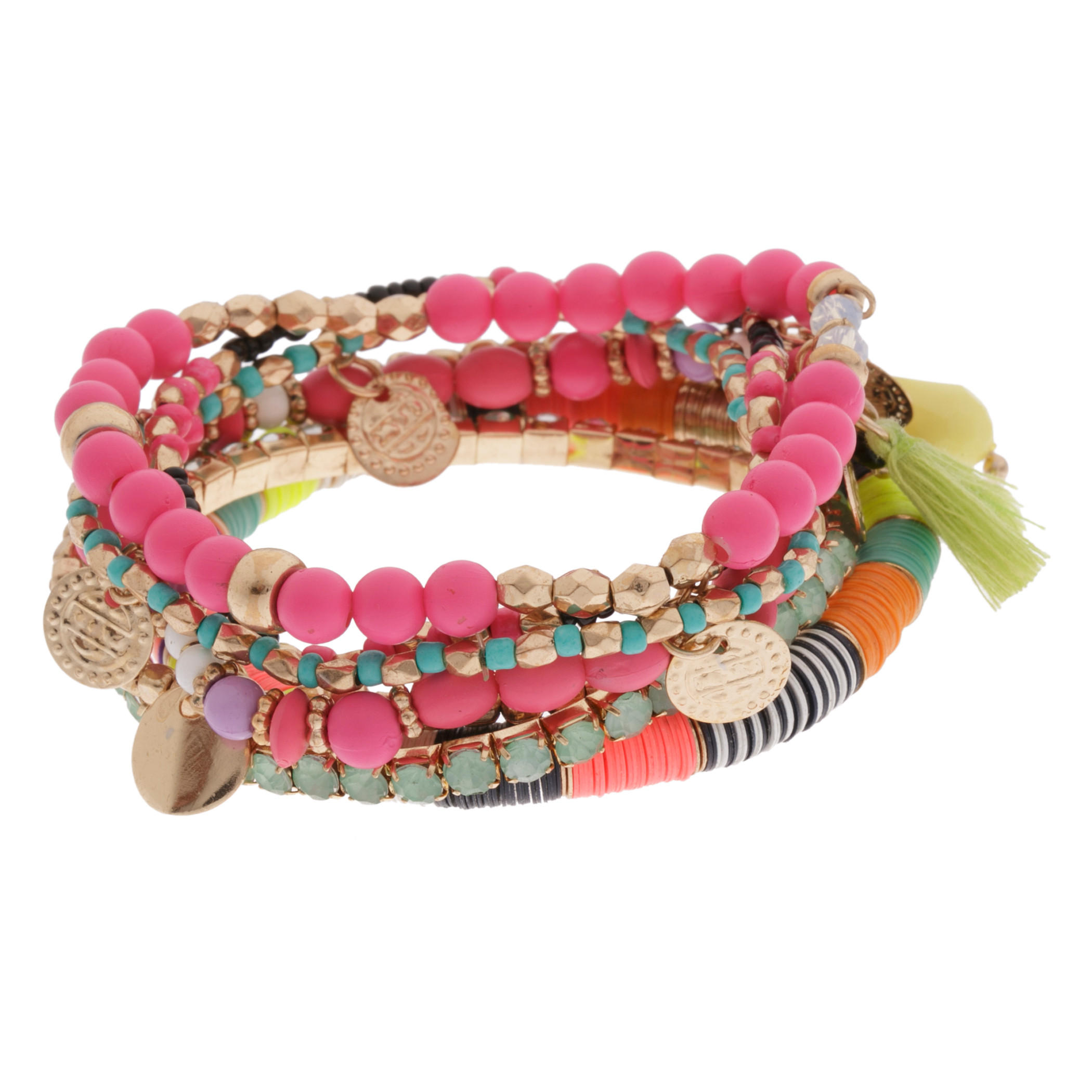 Beaded Bracelet - Set of 7-women-watchesandjewellery-jewellery-banglesandbracelets-image-1