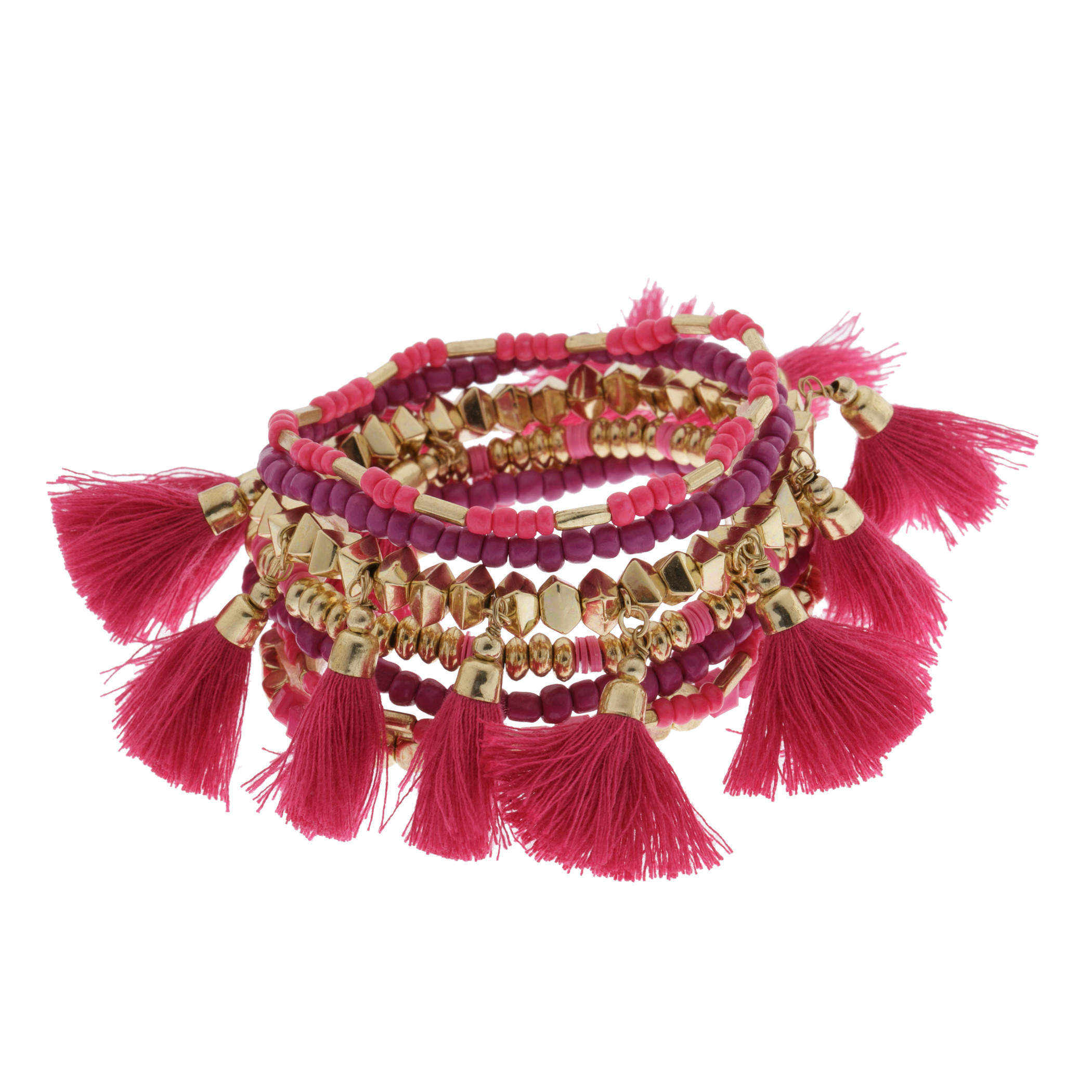 Beaded Bracelet - Set of 7-women-watchesandjewellery-jewellery-banglesandbracelets-image-1
