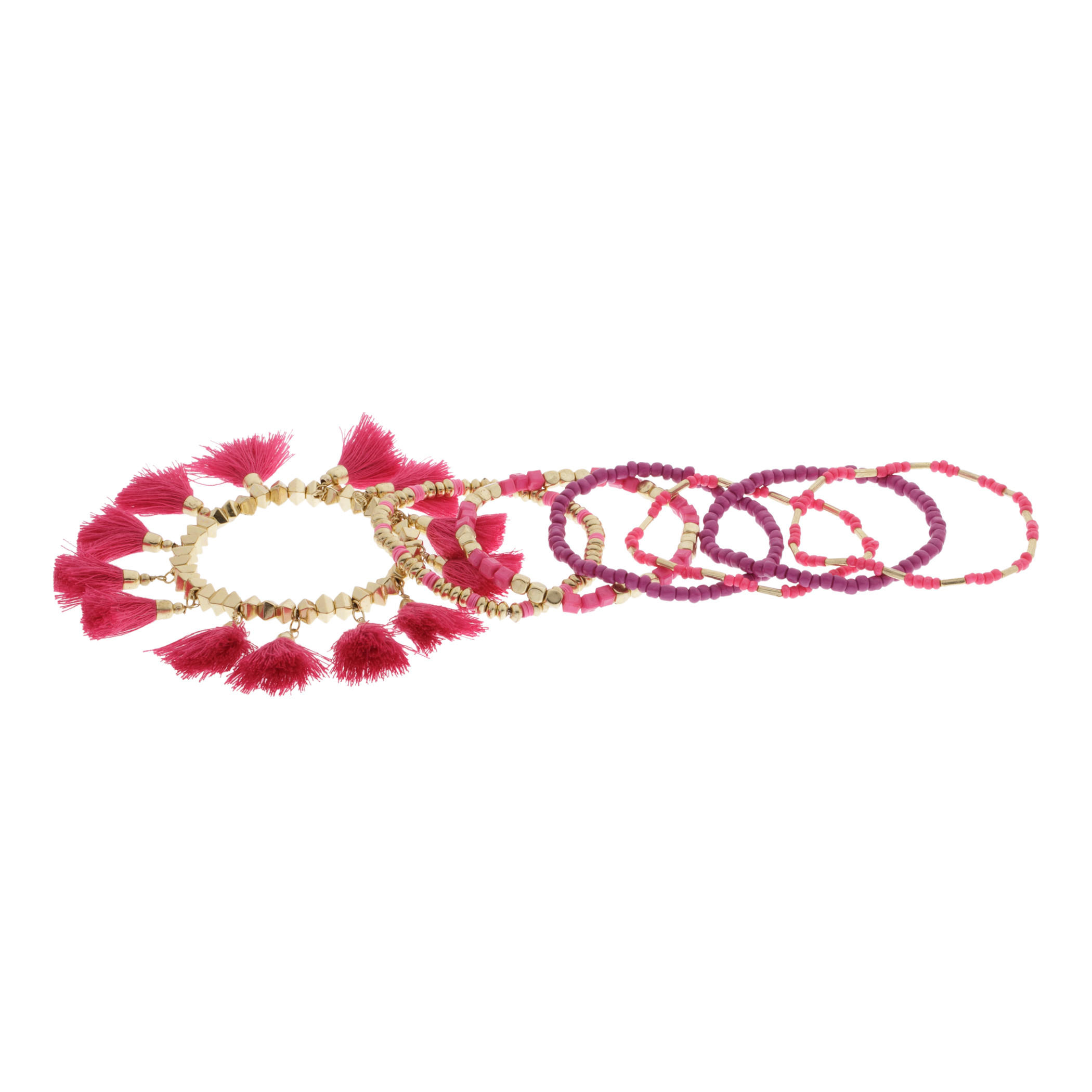 Beaded Bracelet - Set of 7-women-watchesandjewellery-jewellery-banglesandbracelets-image-2