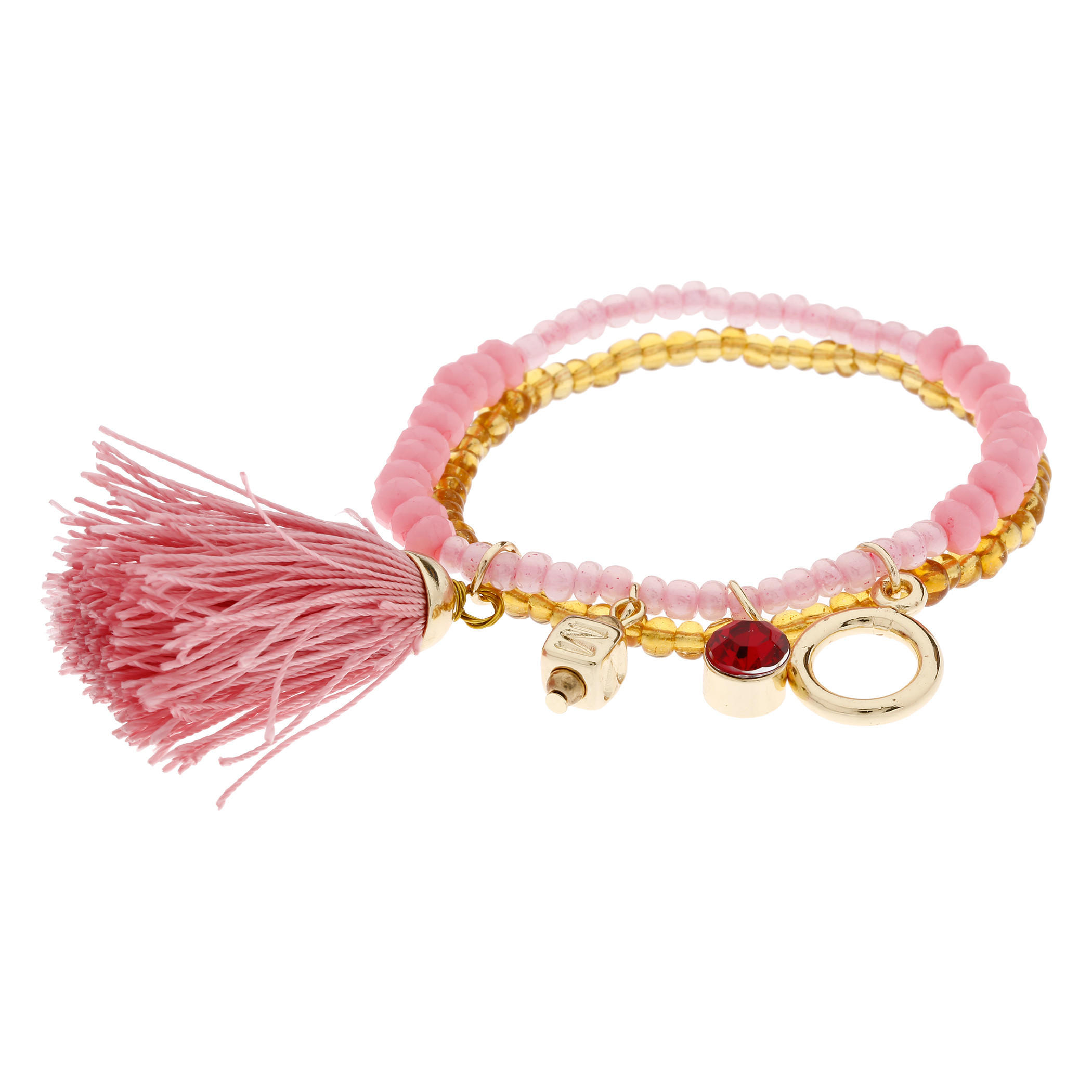 Beaded Bracelet with Tassels-women-watchesandjewellery-jewellery-banglesandbracelets-image-1