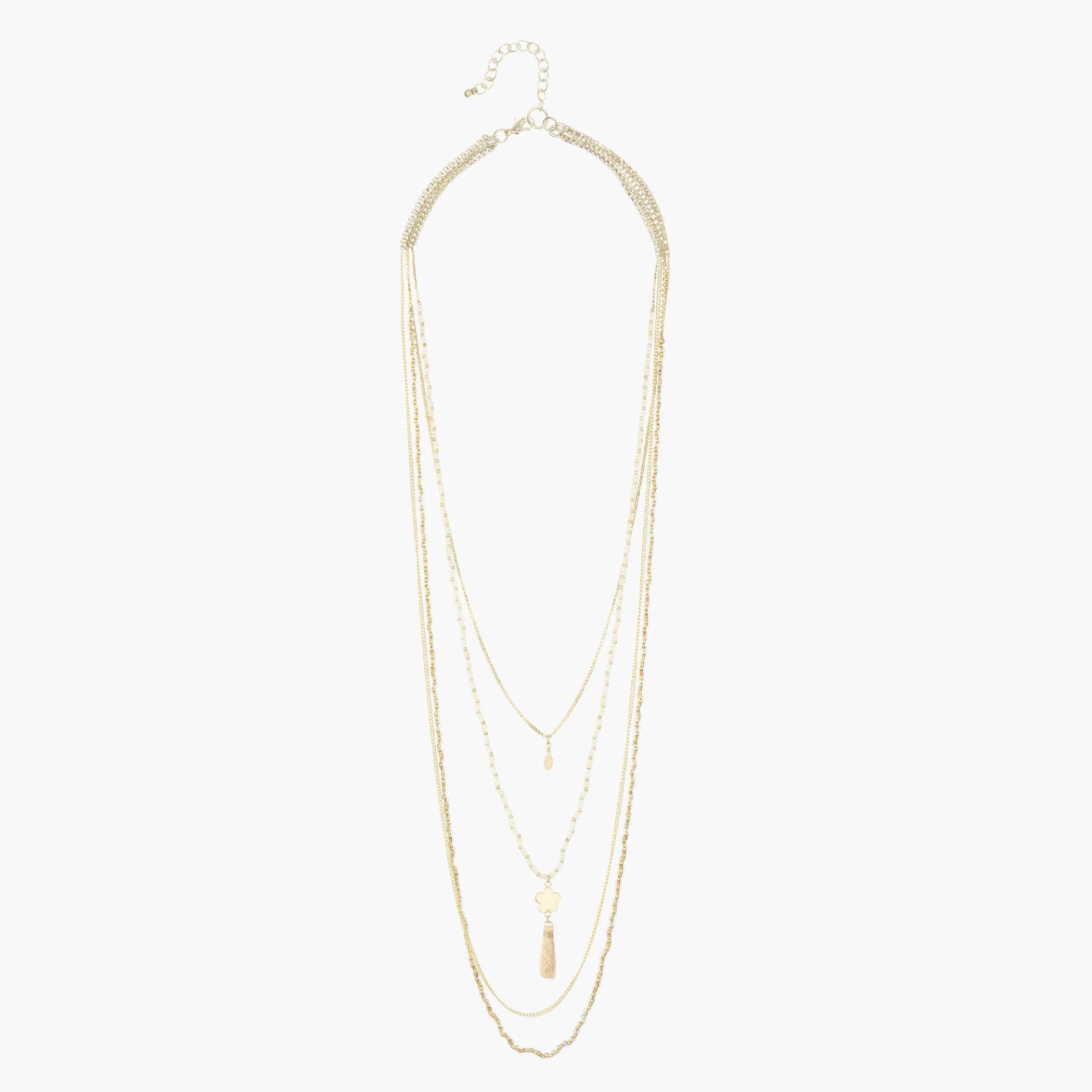 Multi-layered Necklace with Pendant-women-watchesandjewellery-jewellery-necklacesandpendants-image-1