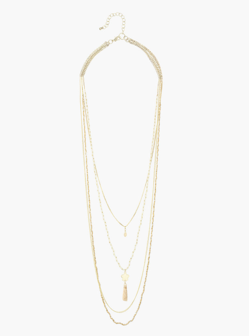 Multi-layered Necklace with Pendant-women-watchesandjewellery-jewellery-necklacesandpendants-image-1