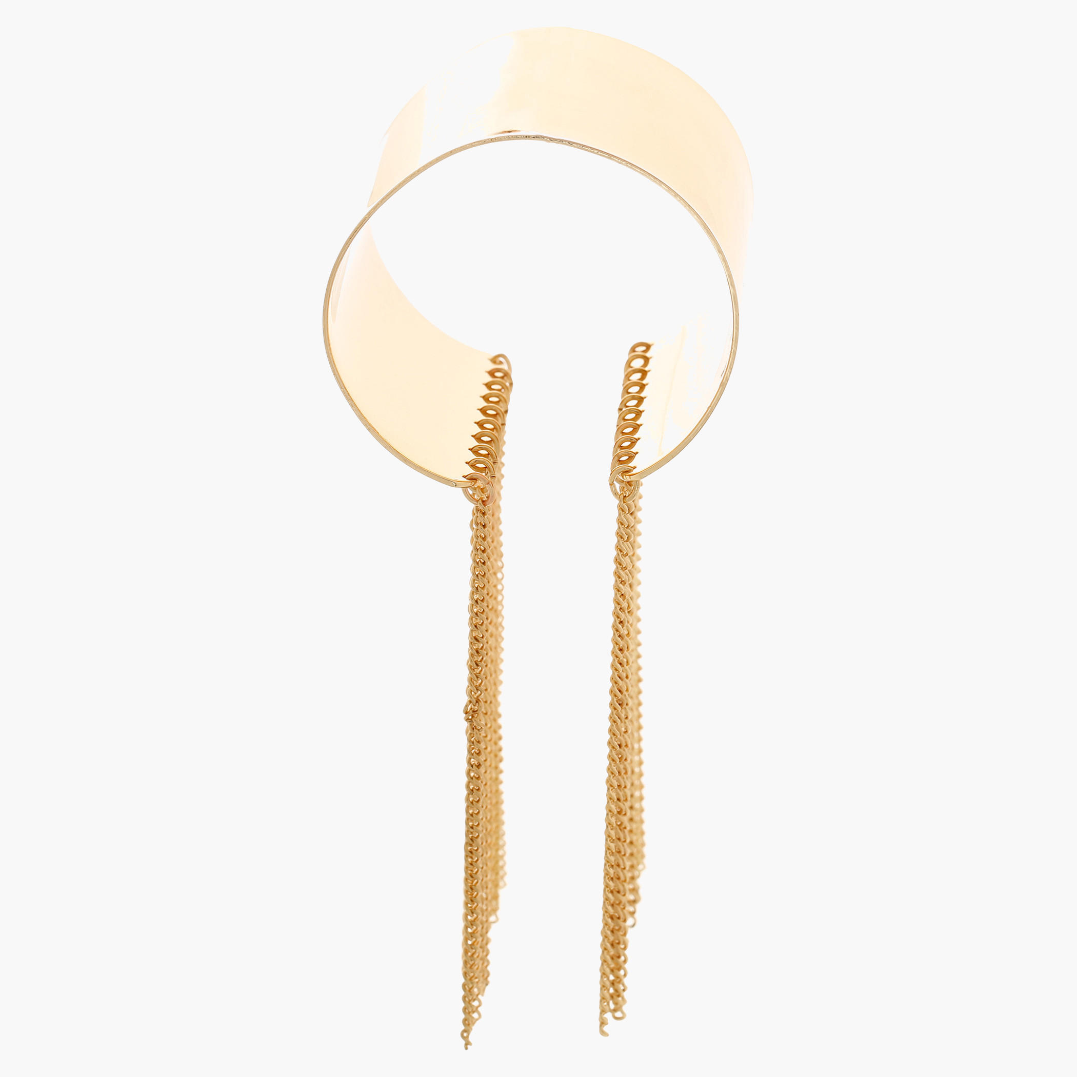 Chain-embellished Cuff Bangle-women-watchesandjewellery-jewellery-banglesandbracelets-image-2