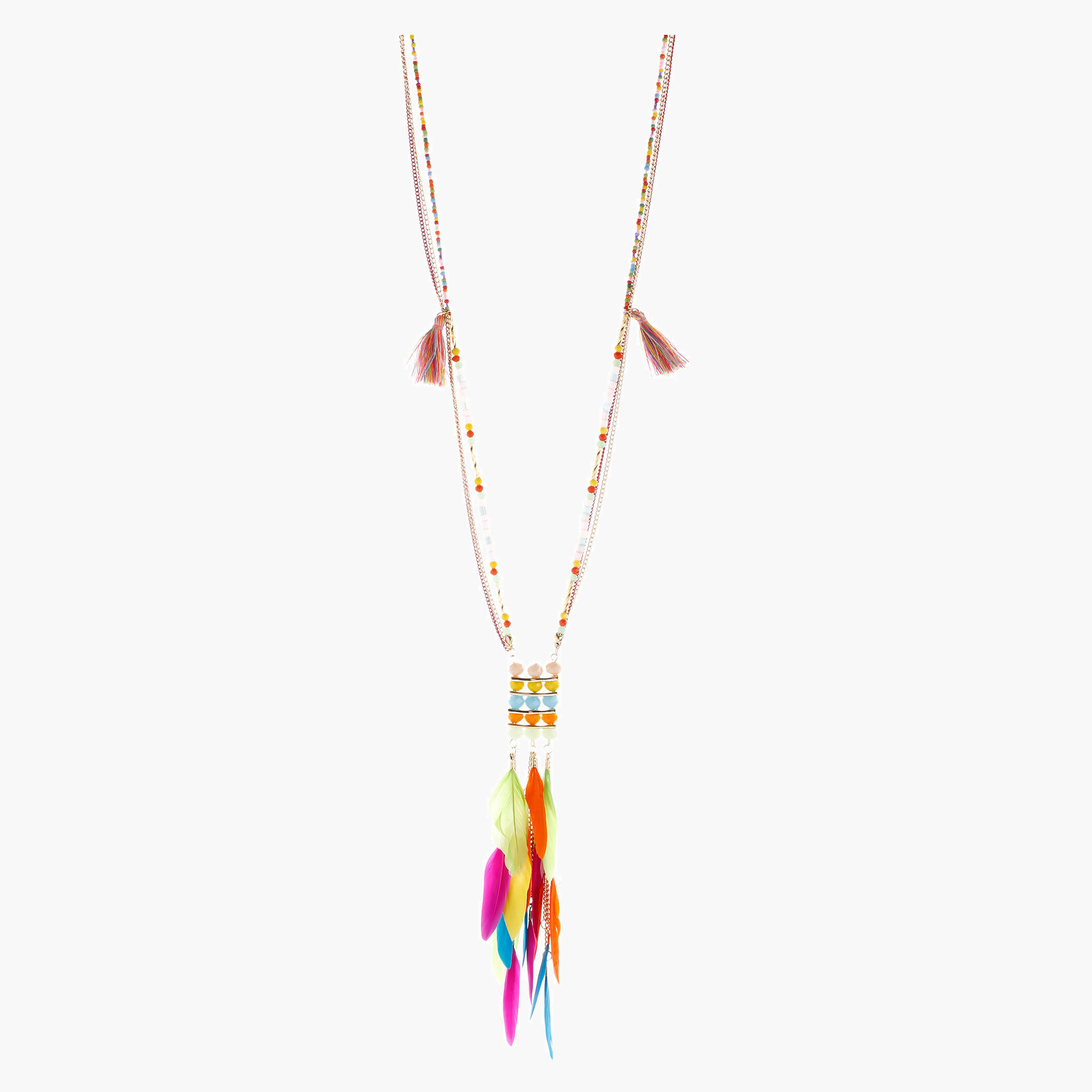 Multicolour Long Necklace-women-watchesandjewellery-jewellery-necklacesandpendants-image-2