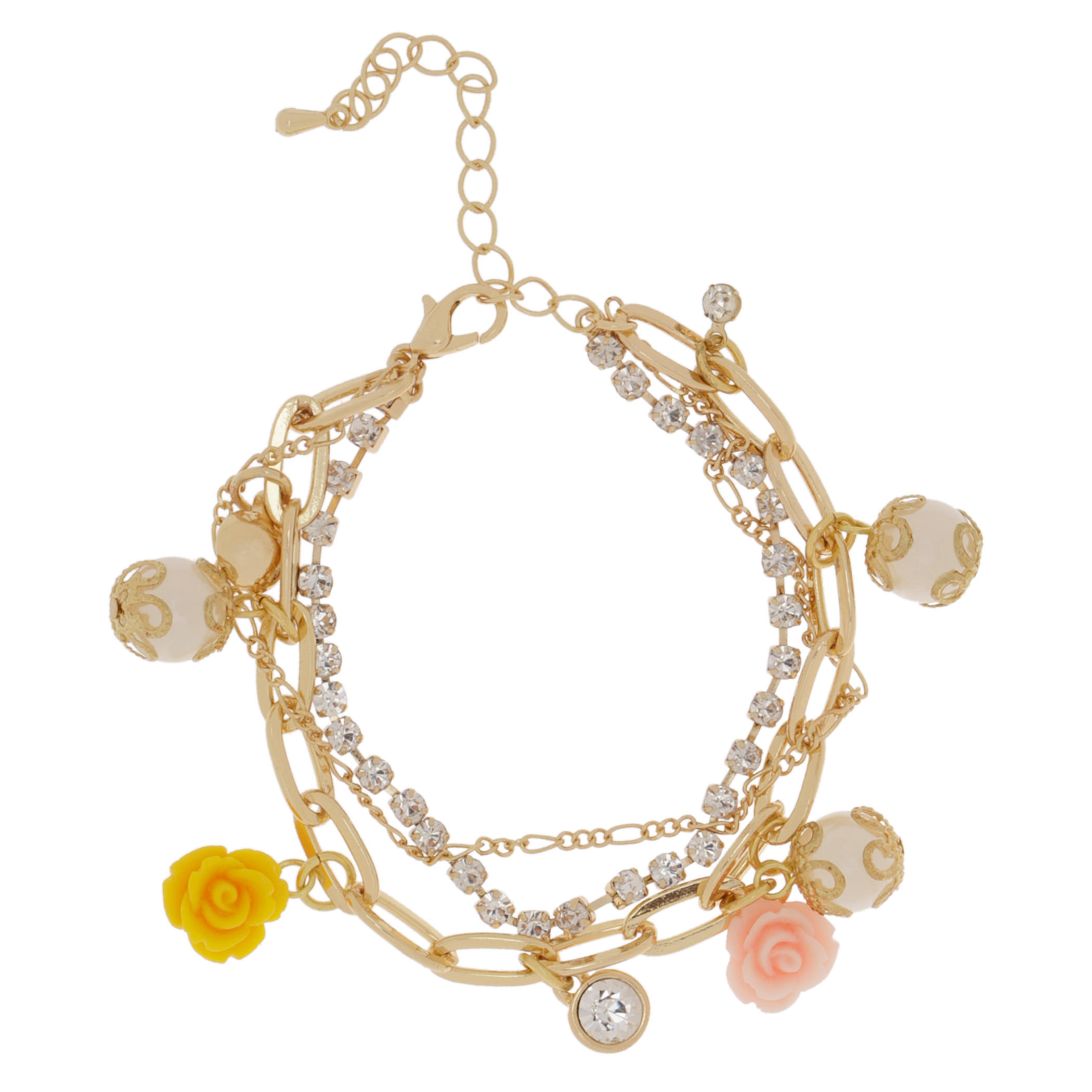 Studded Charm Bracelet-women-watchesandjewellery-jewellery-banglesandbracelets-image-1