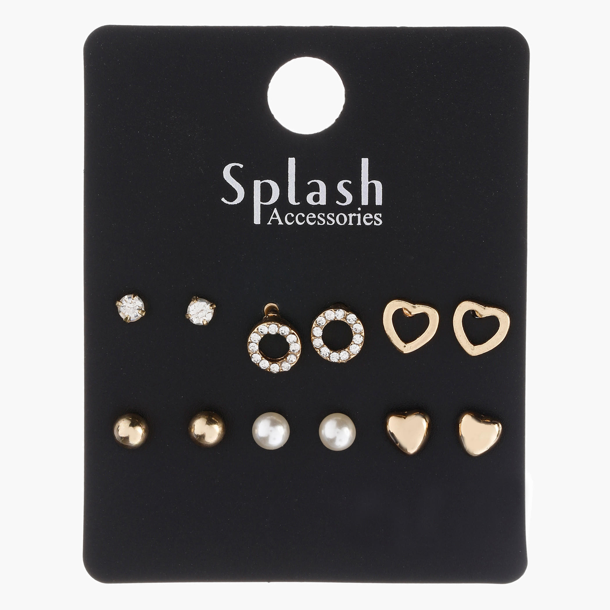 Assorted Earrings - Set of 6-women-watchesandjewellery-jewellery-earrings-image-1