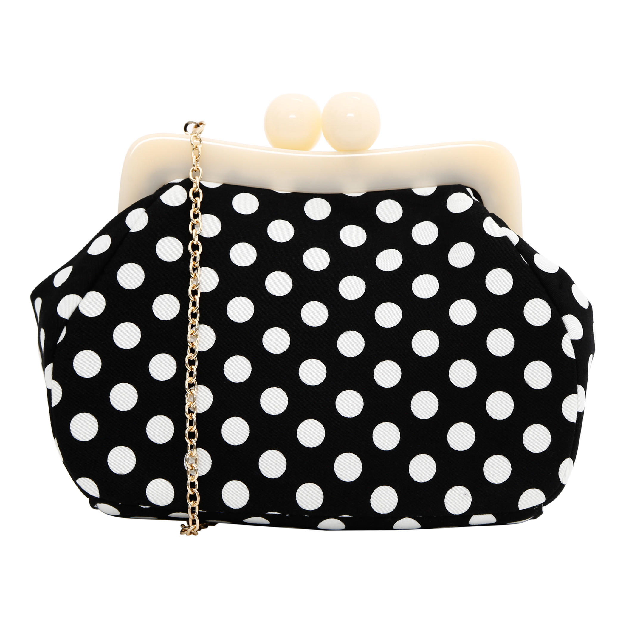 Polka Dots Clutch-women-bagsandwallets-handbags-image-1