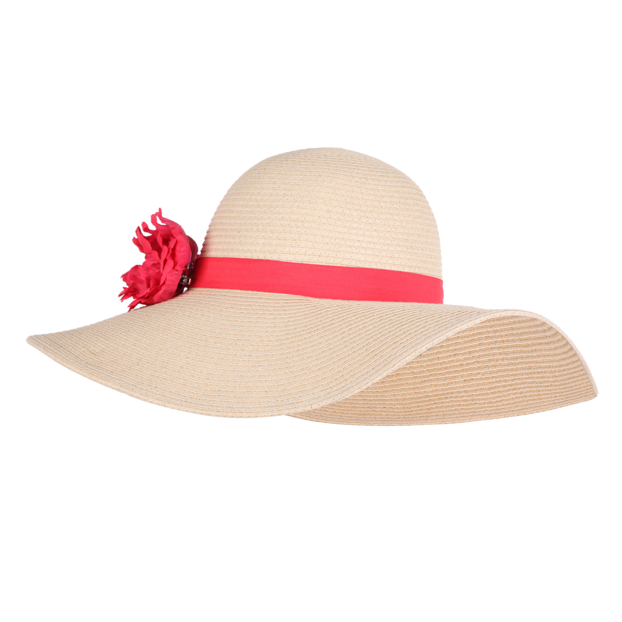 Flower-embellished Sun Hat-women-clothingaccessories-capsandhats-image-2