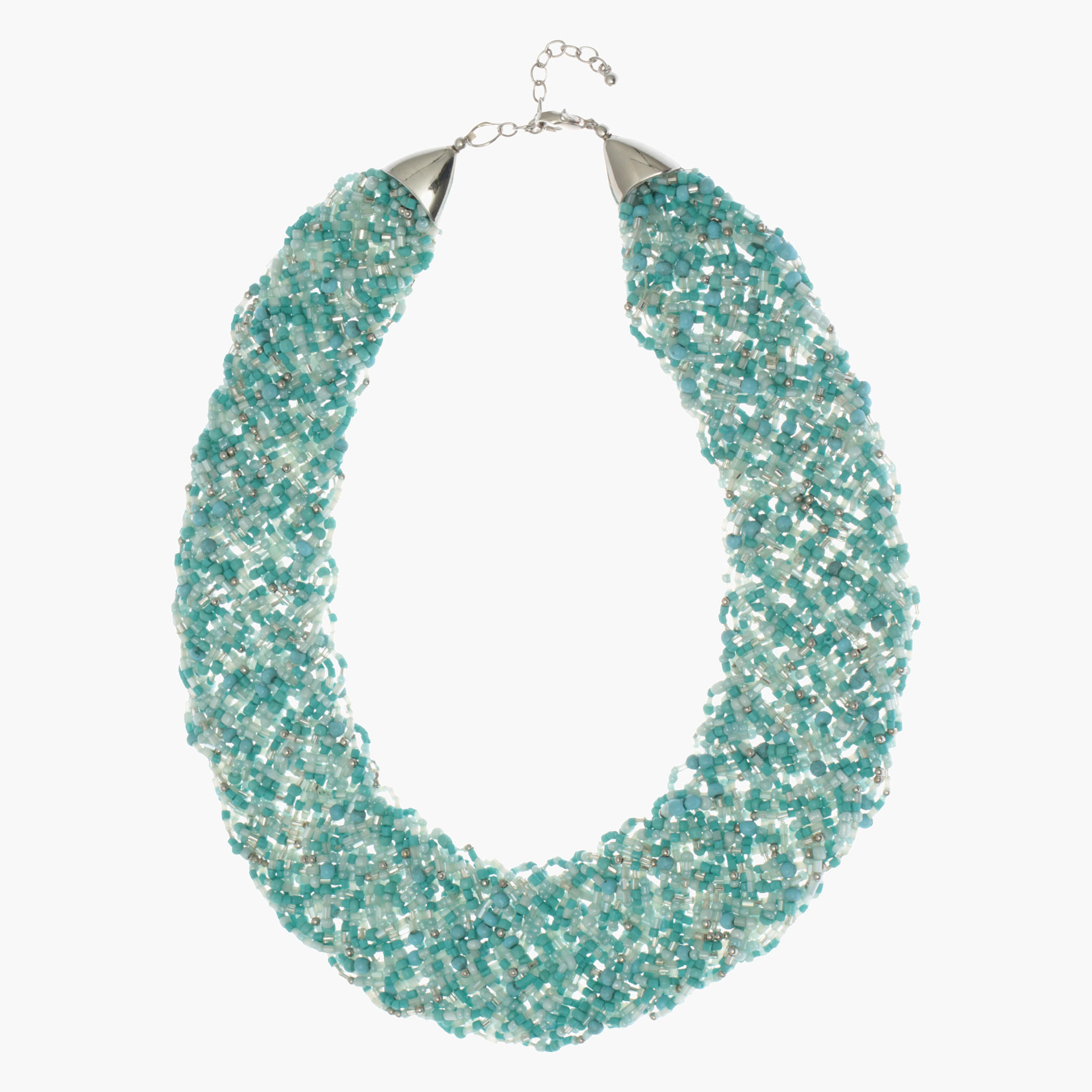 Beaded Bib Necklace-women-watchesandjewellery-jewellery-necklacesandpendants-image-2