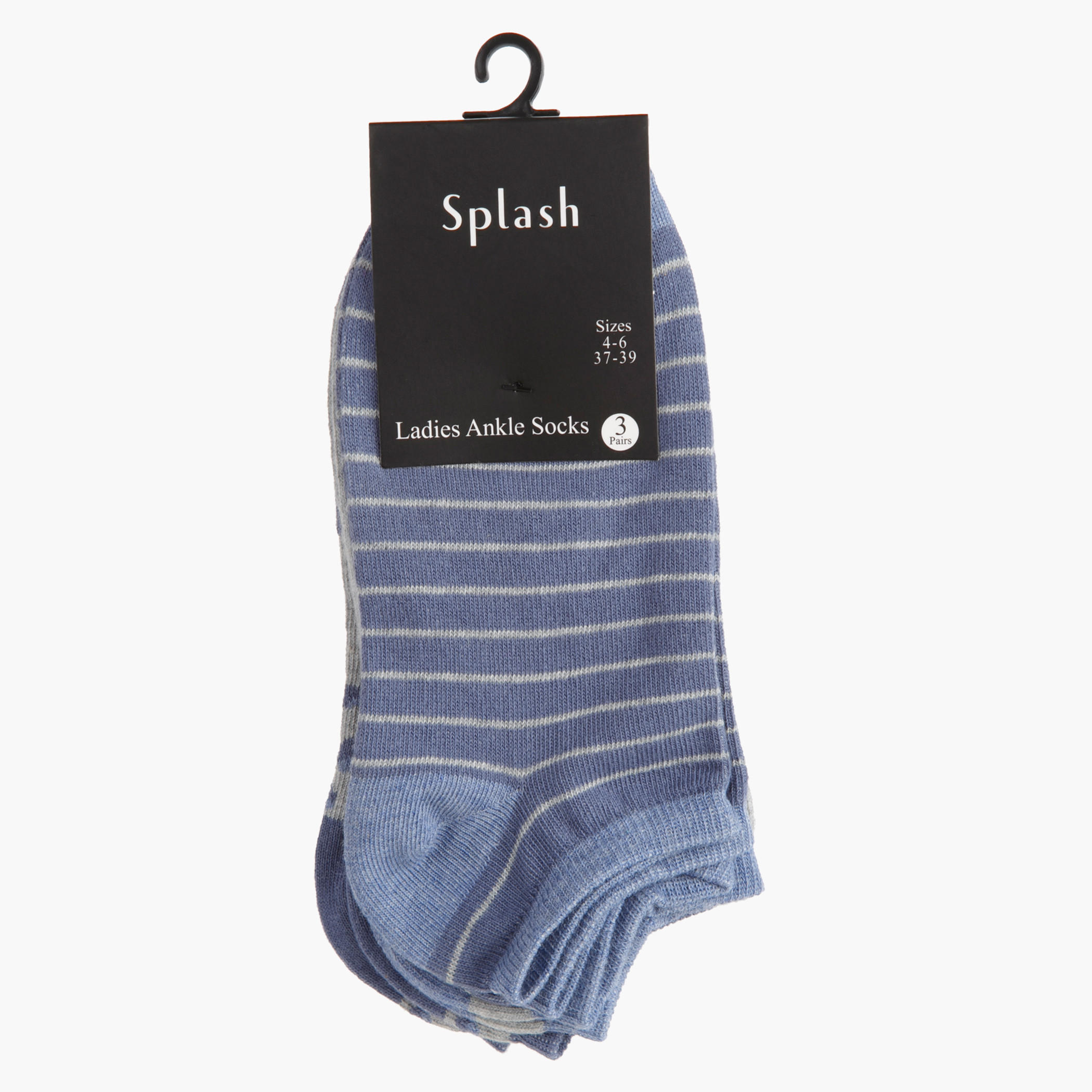 Printed Ankle-length Socks - Set of 3-women-socksandstockings-image-1