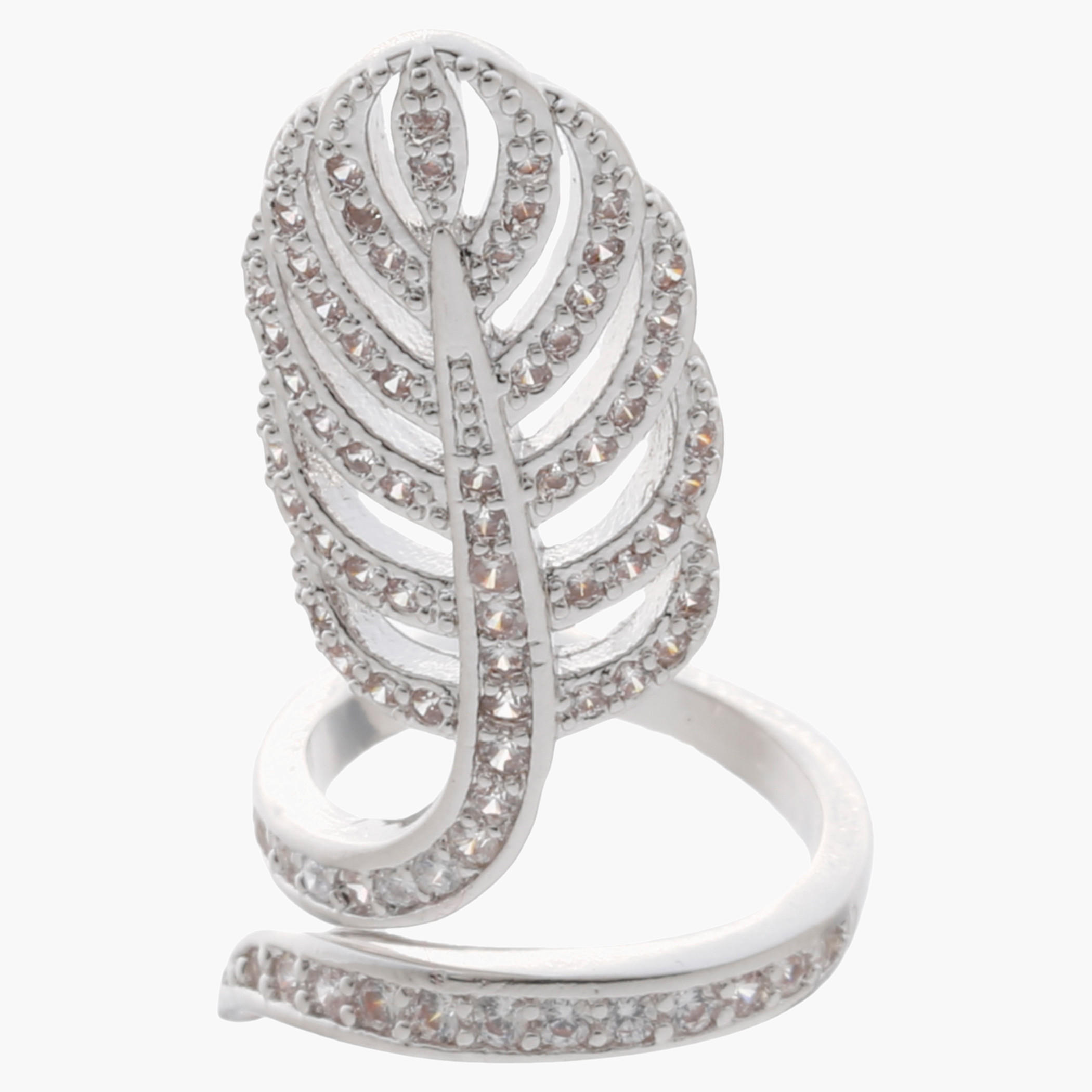 Cut-out Crystal-embellished Finger Ring-women-watchesandjewellery-jewellery-rings-image-1