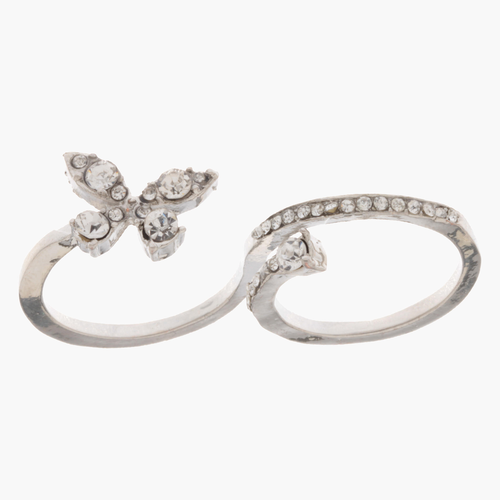 Crystal-embellished Double Ring-women-watchesandjewellery-jewellery-rings-image-1