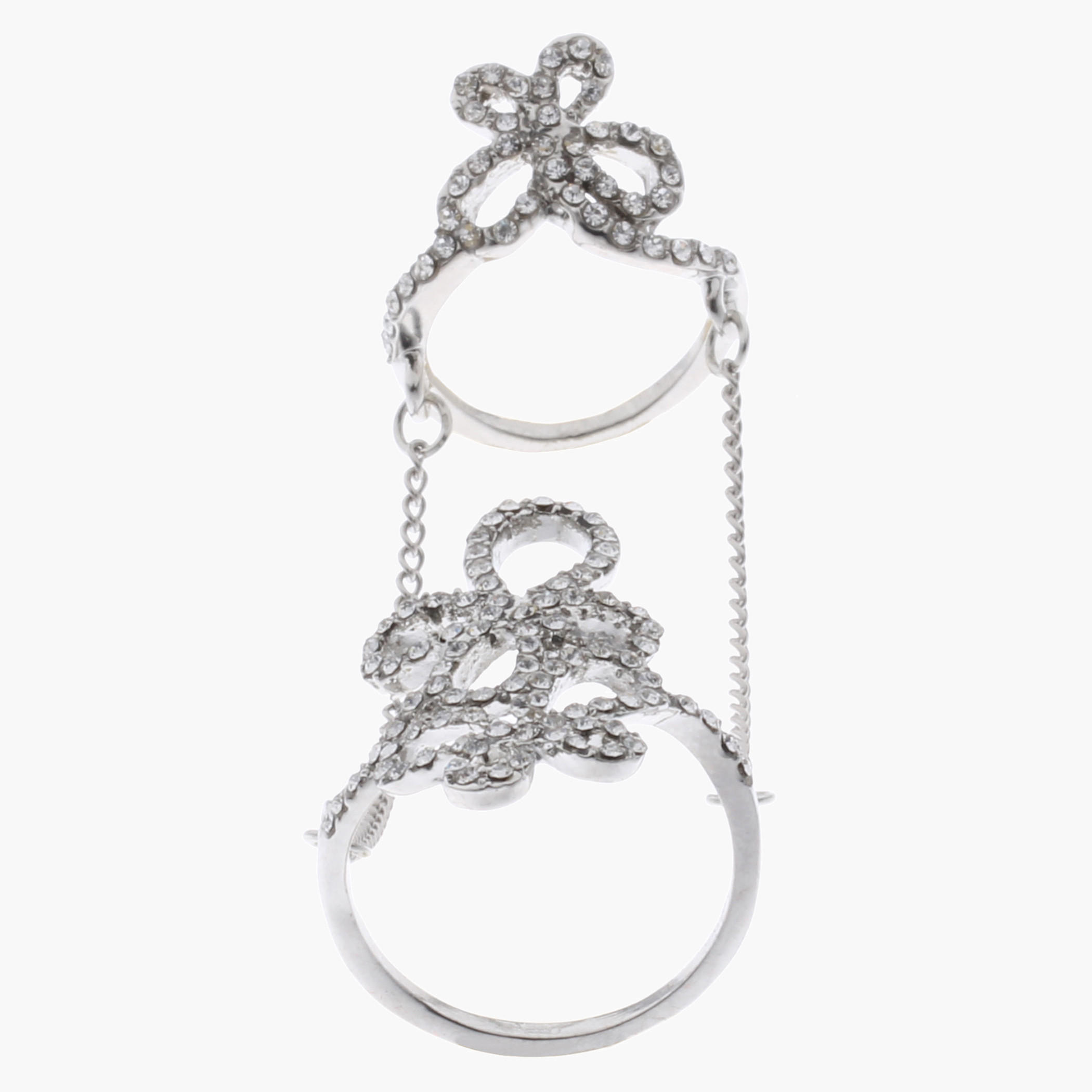 Crystal-embellished Double Ring-women-watchesandjewellery-jewellery-rings-image-1