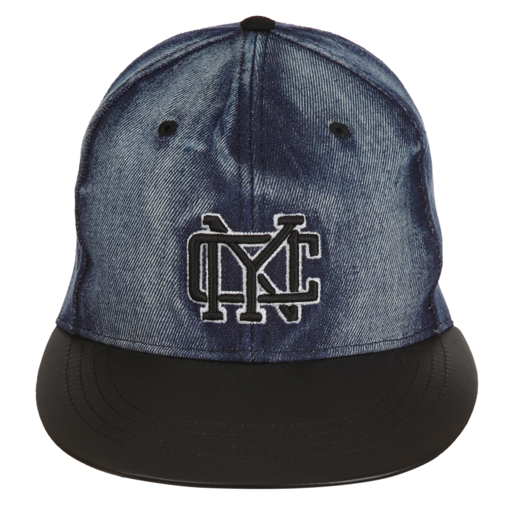 Denim Baseball Cap-men-caps-image-1