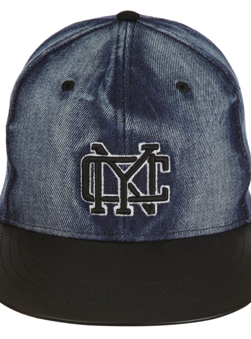 Denim Baseball Cap-men-caps-image-1