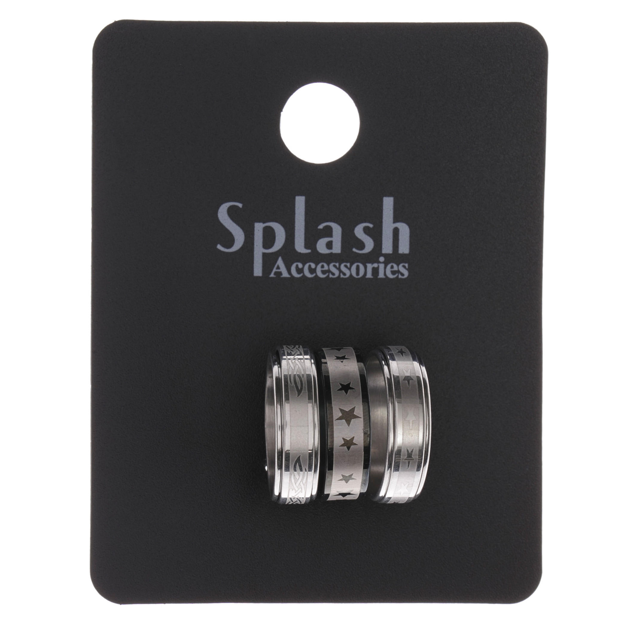 Metallic Ring - Set of 3-men-watchesandjewellery-rings-image-1