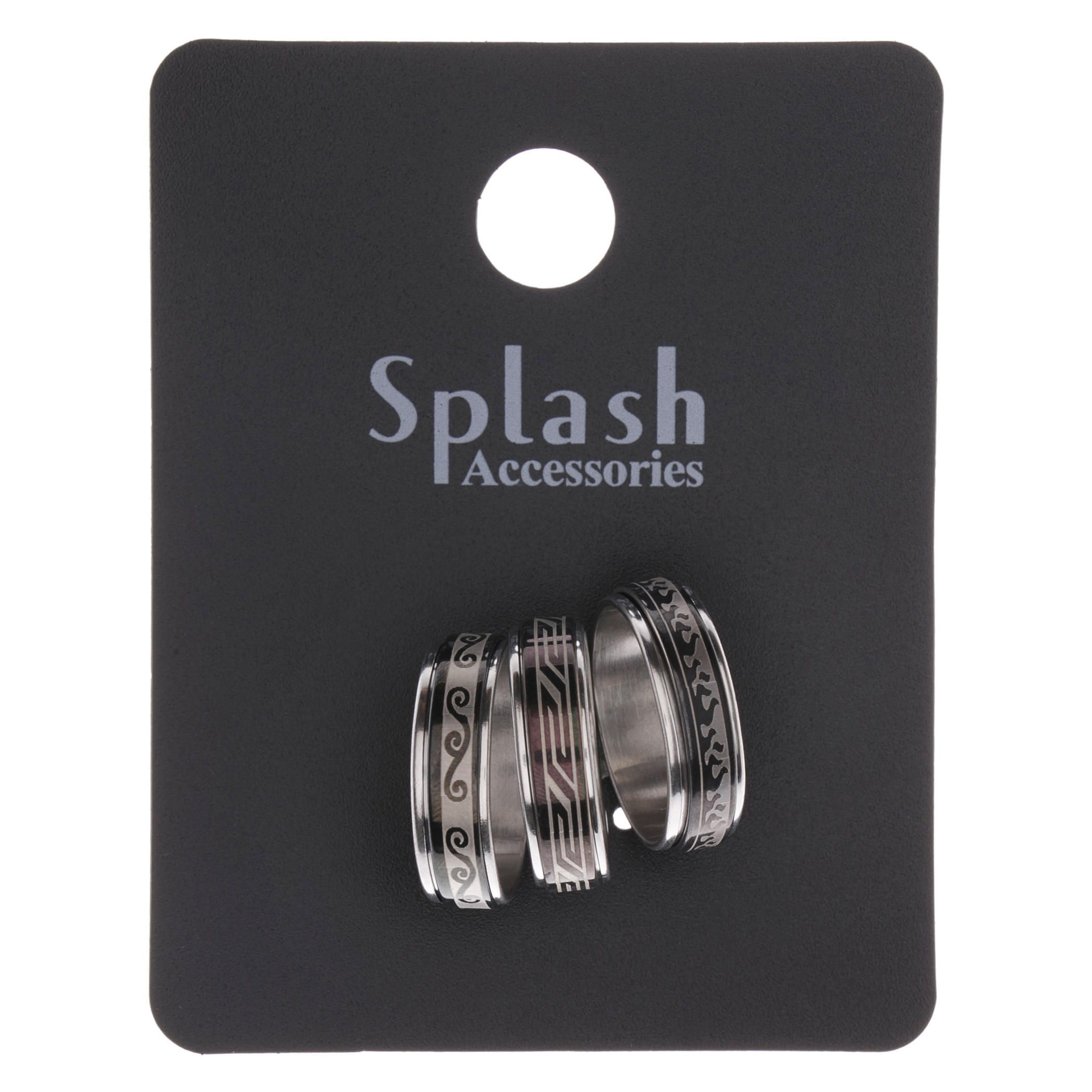 Metallic Ring - Set of 3-men-watchesandjewellery-rings-image-1