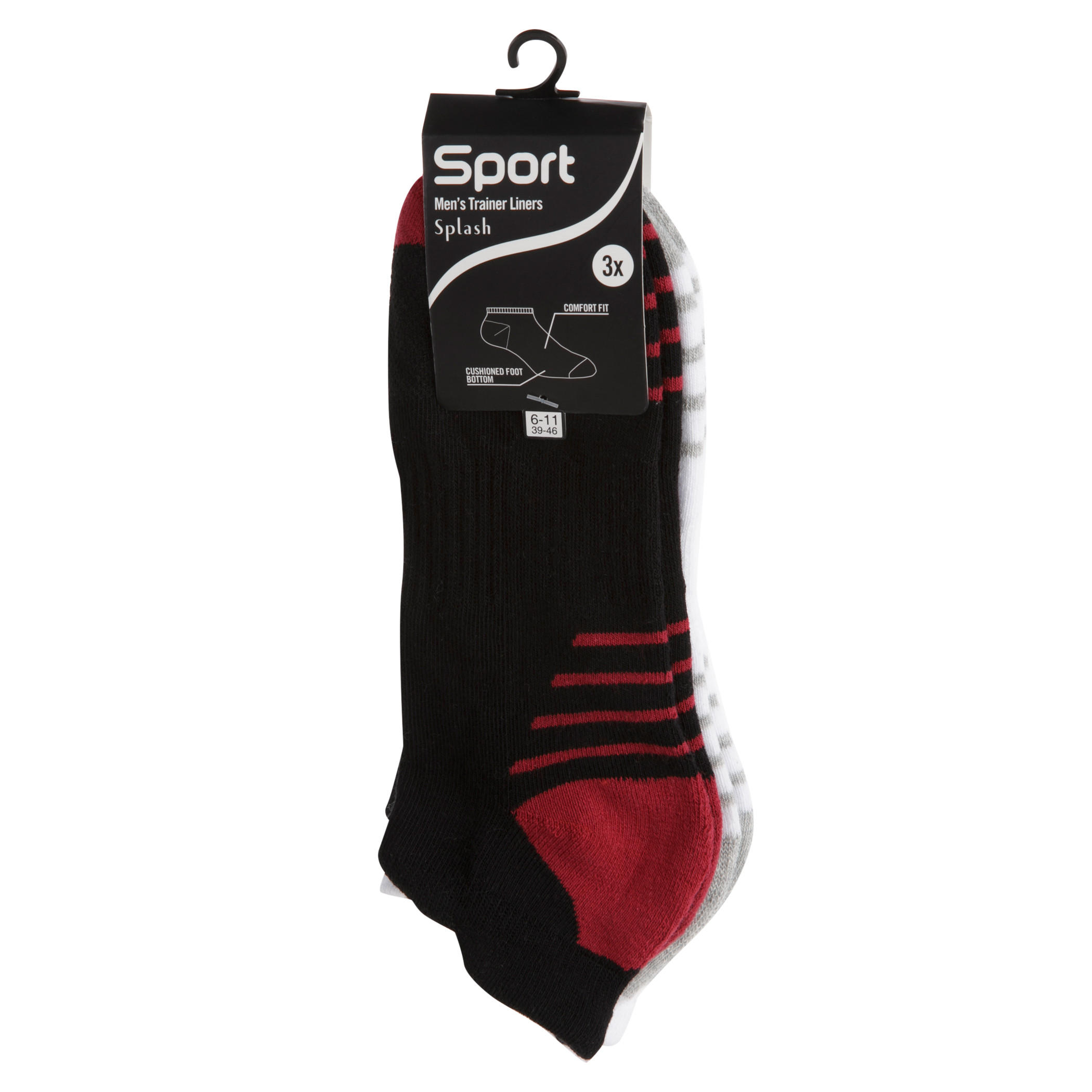 Printed Ankle-length Socks - Set of 3-men-socks-image-2