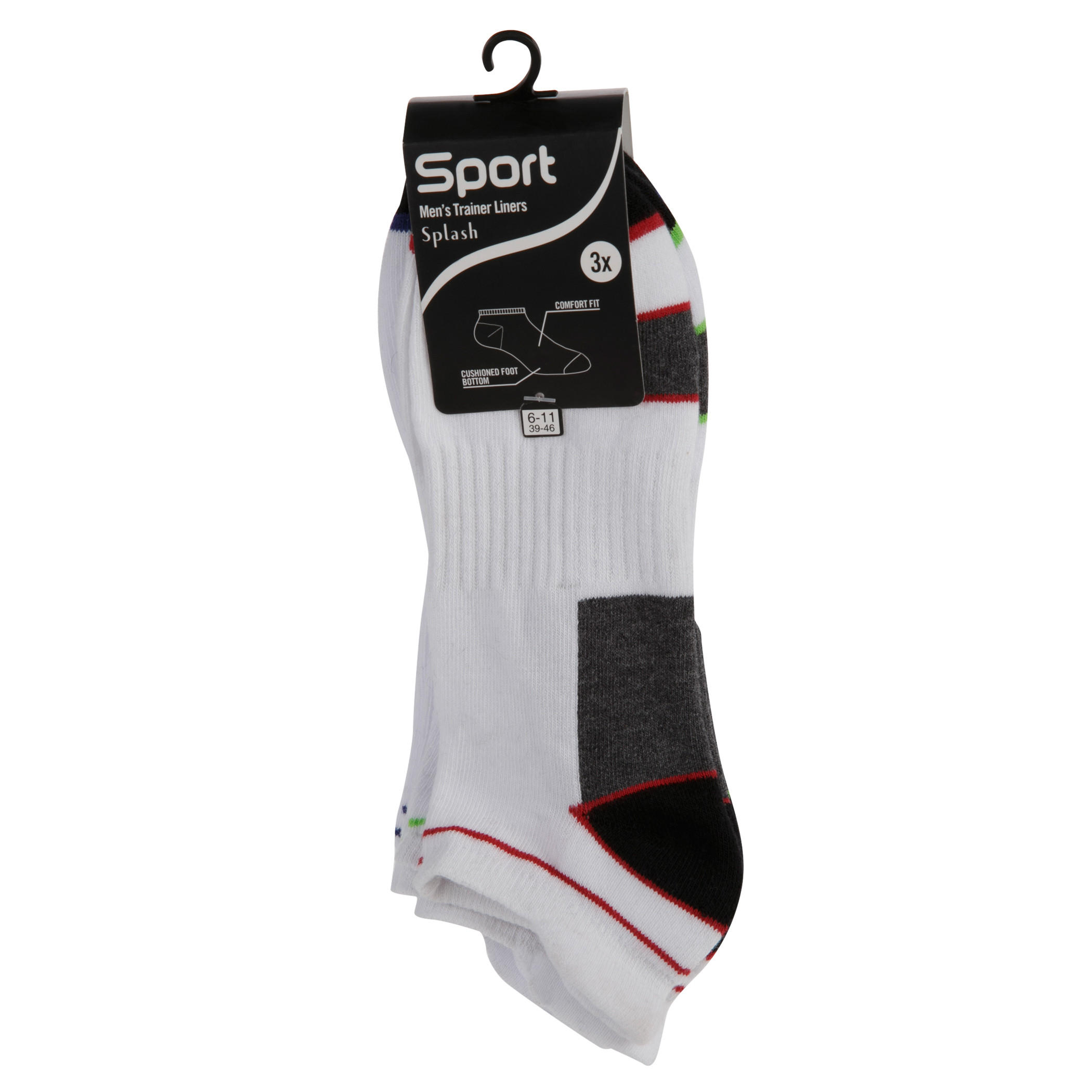 Printed Ankle-length Socks - Set of 3-men-socks-image-2