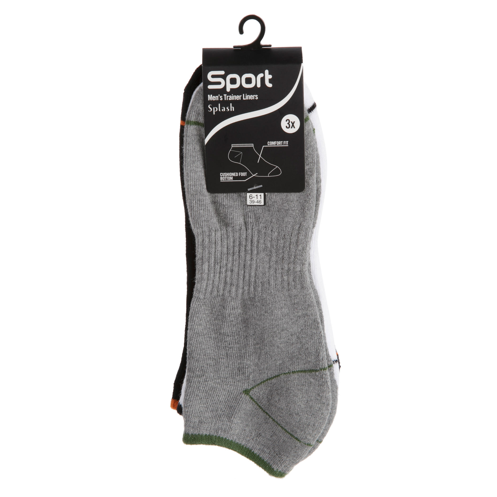Printed Ankle-length Socks - Set of 3-men-socks-image-2