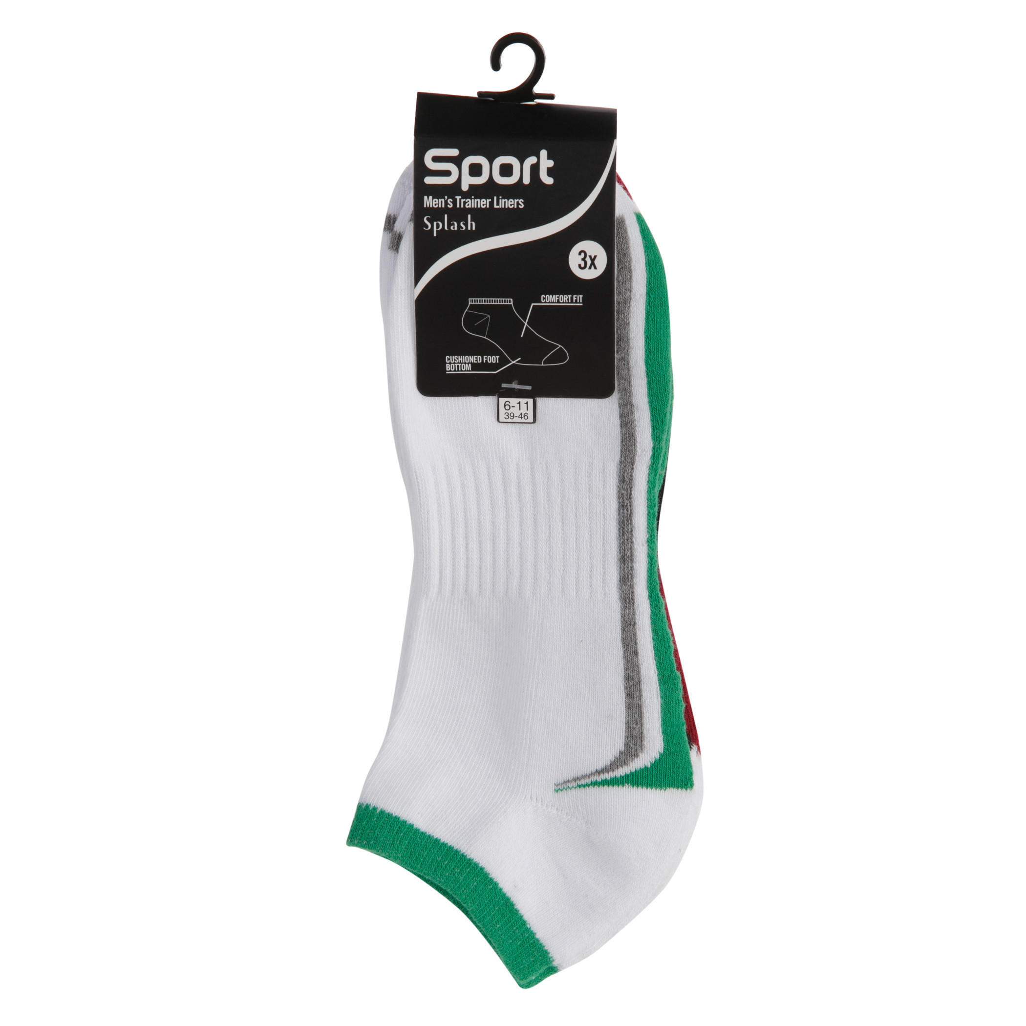 Printed Ankle-length Socks - Set of 3-men-socks-image-2