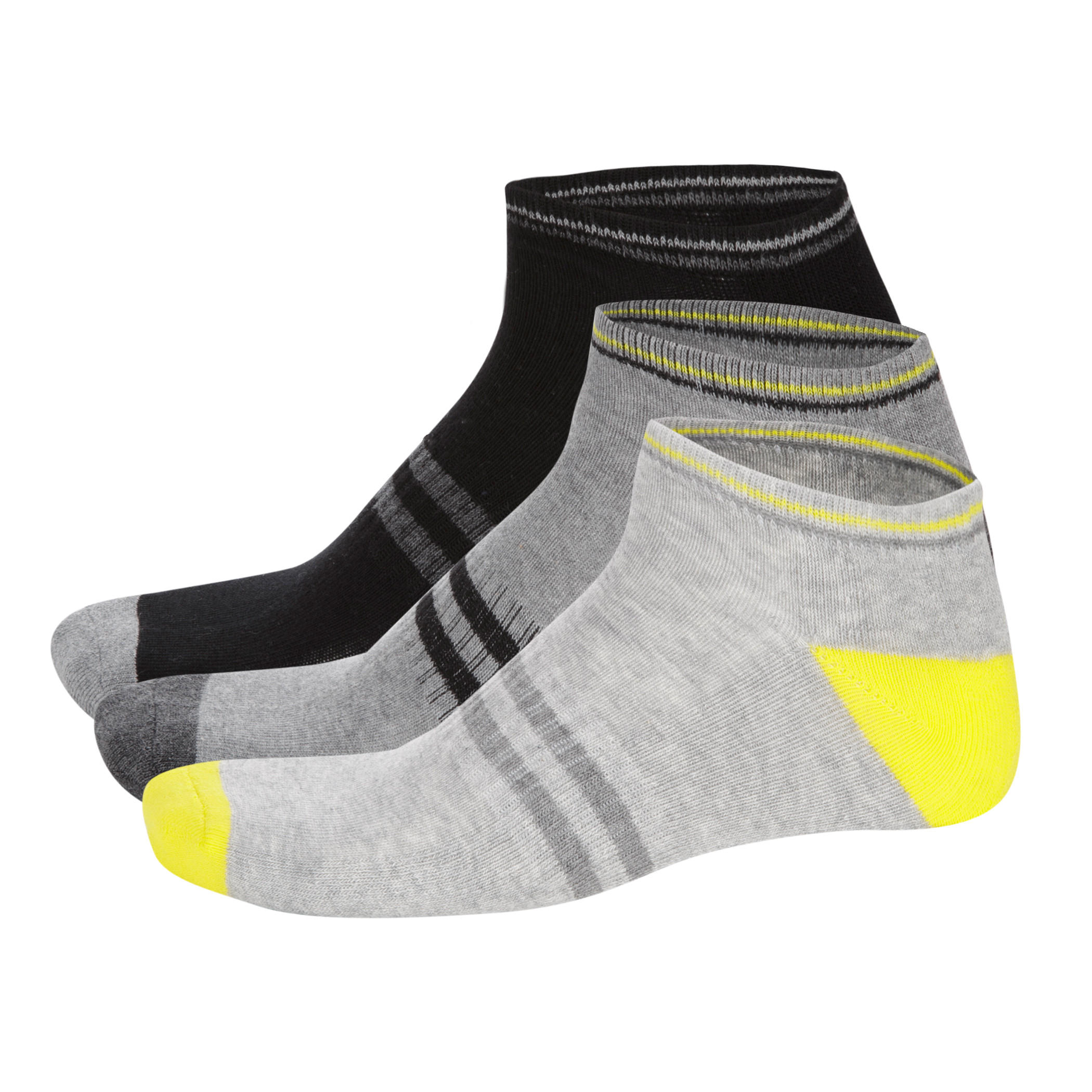 Printed Ankle-length Socks - Set of 3-men-socks-image-1