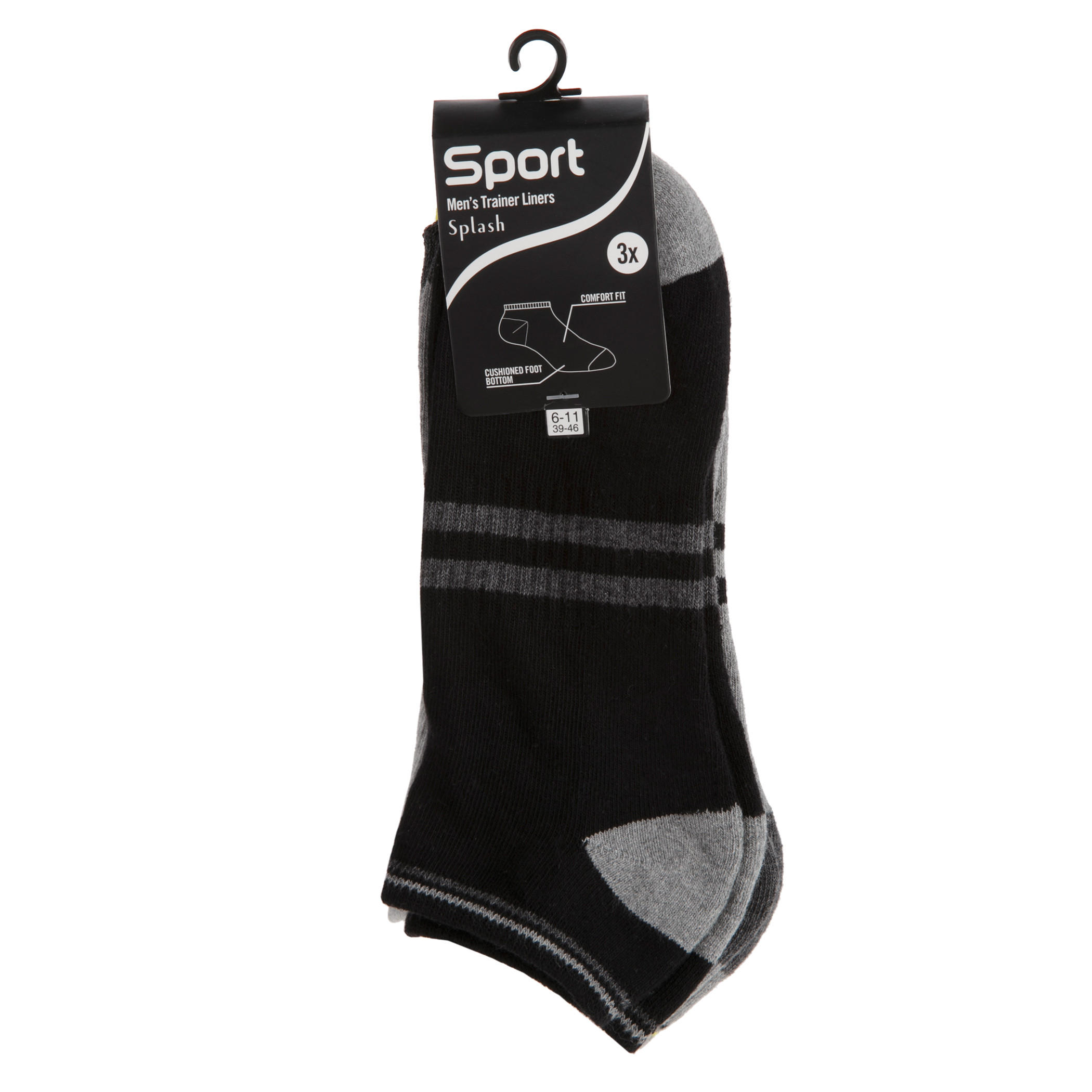 Printed Ankle-length Socks - Set of 3-men-socks-image-2