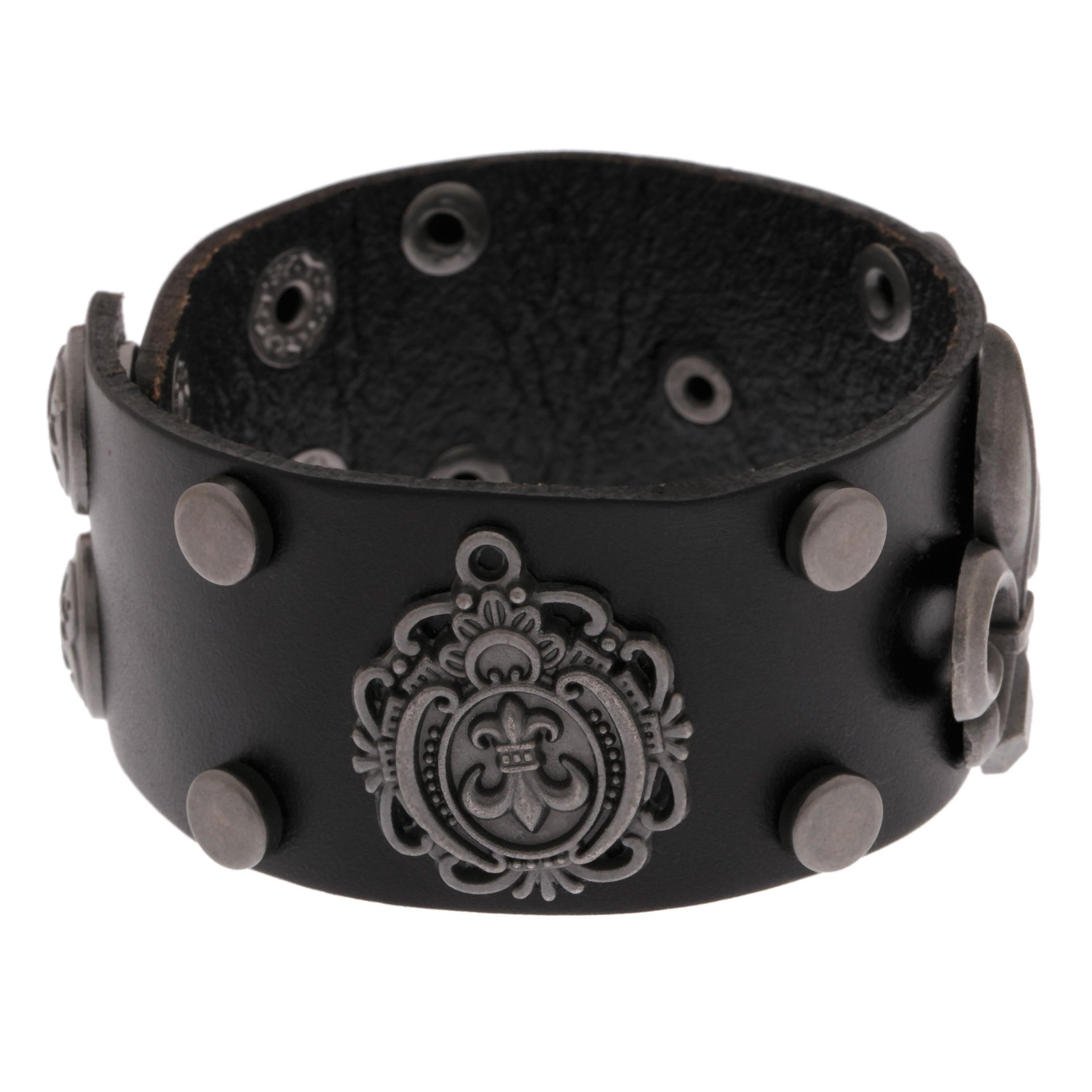Embellished Band Bracelet-men-watchesandjewellery-bracelets-image-1