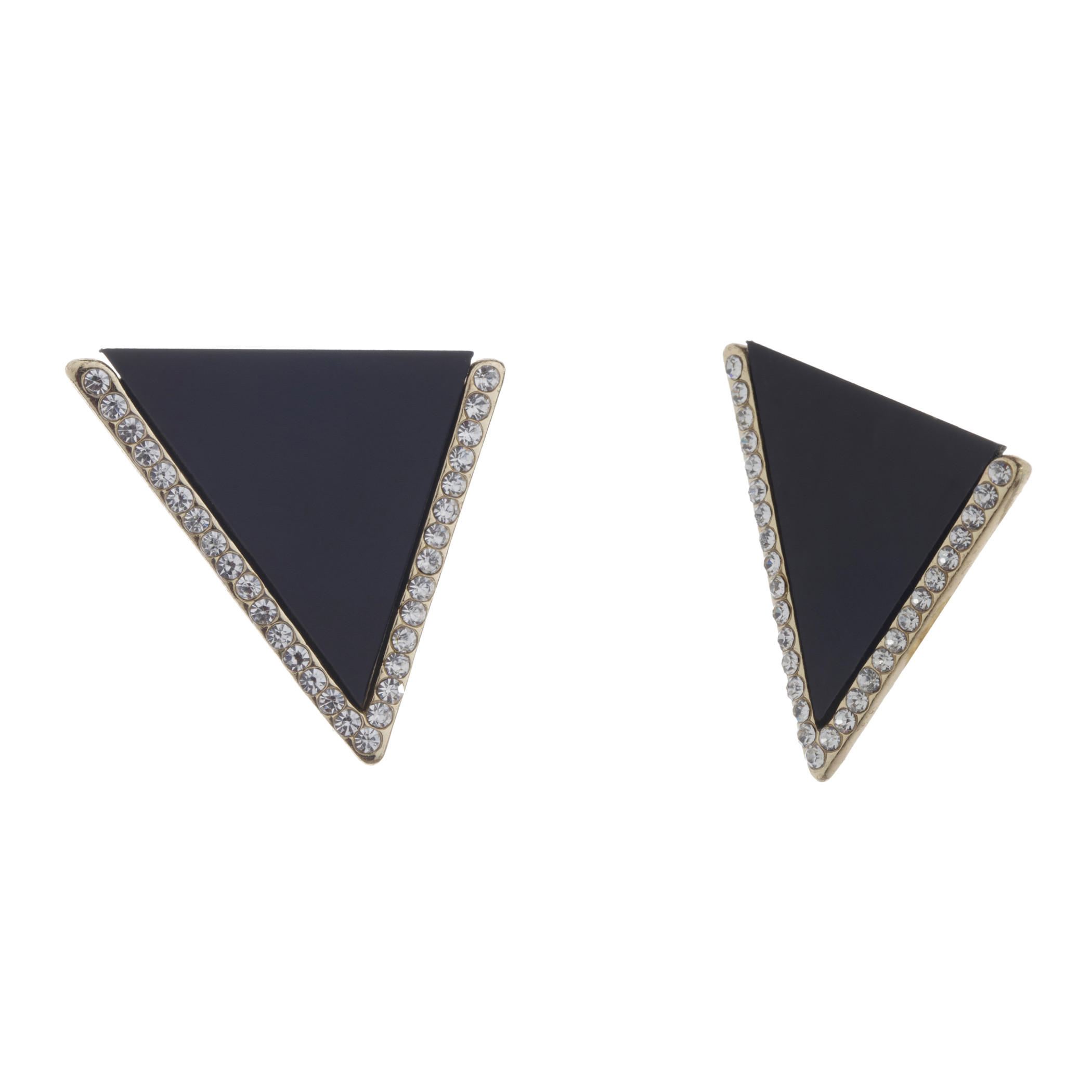 Triangle Stud Earrings-women-watchesandjewellery-jewellery-earrings-image-1